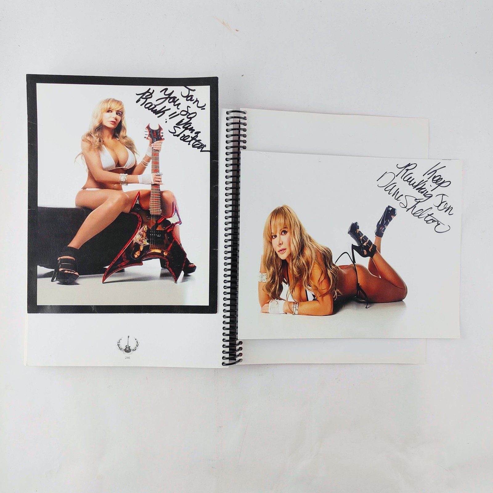 You Rawk by Dana Shelton w/ 2 Photos Heavy Metal Hair Glam Rock Ronnie James Dio