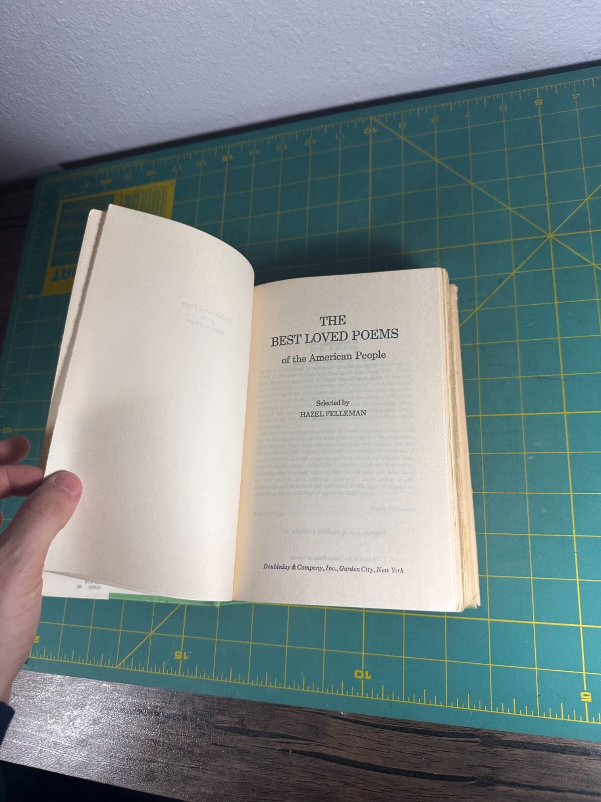Best Loved Poems of the American People Hardcover Hazel Felleman