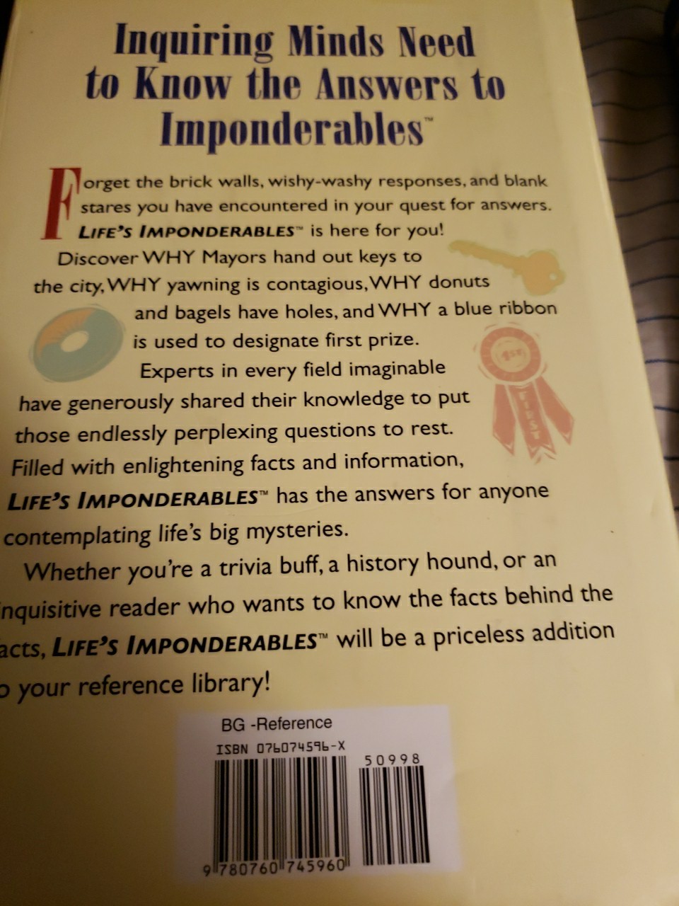 Life’s Imponderables: The Answers to Civilization’s ( BB243 )