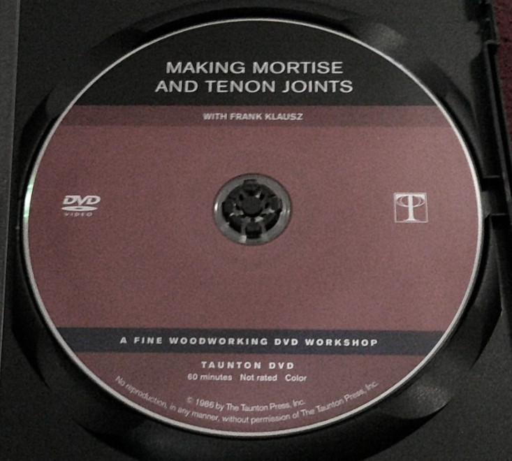 Making Mortise and Tenon Joints with Frank Klausz DVD Fine Woodworking Workshop