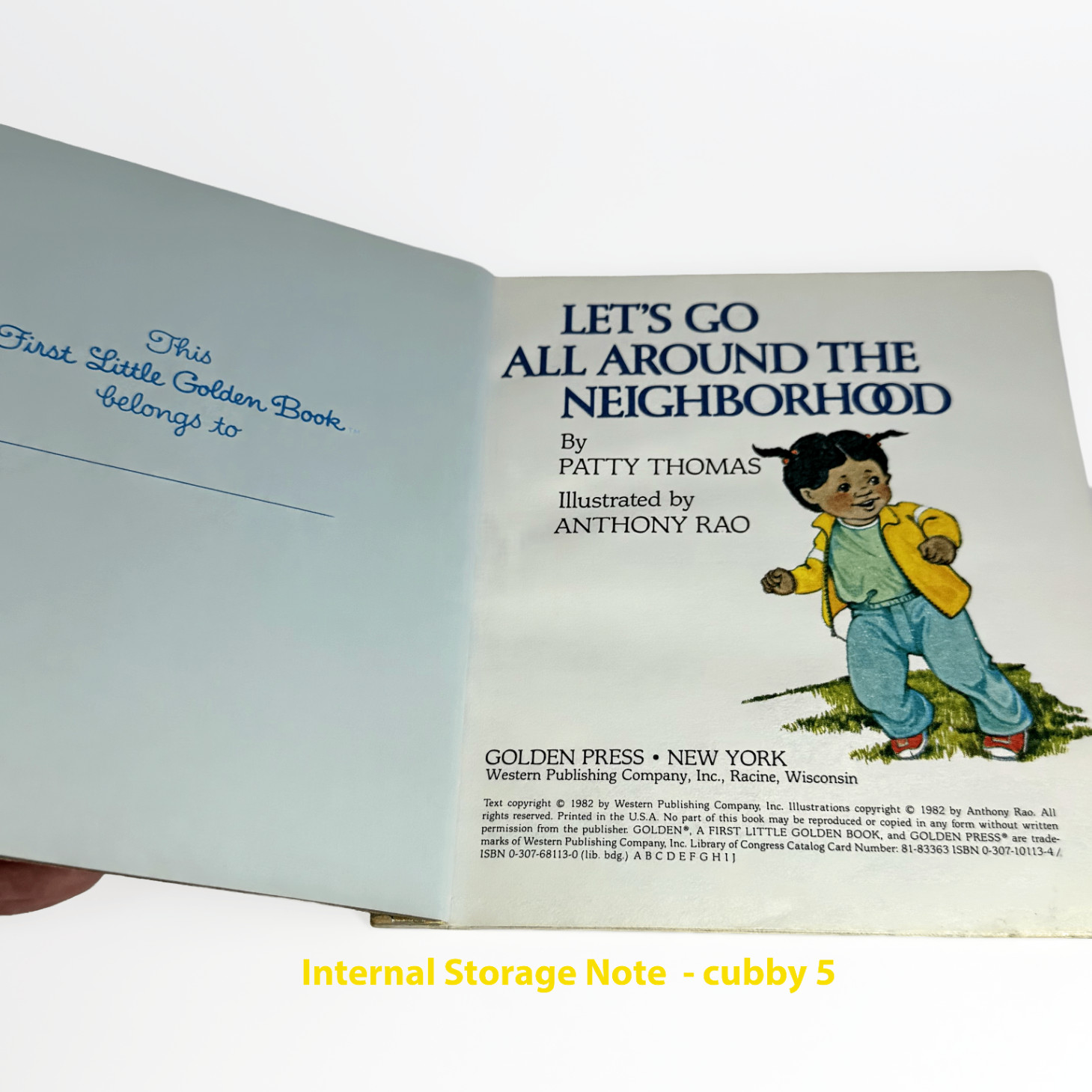 Let’s Go All Around the Neighborhood Patty Thomas 1982 First Little Golden Book