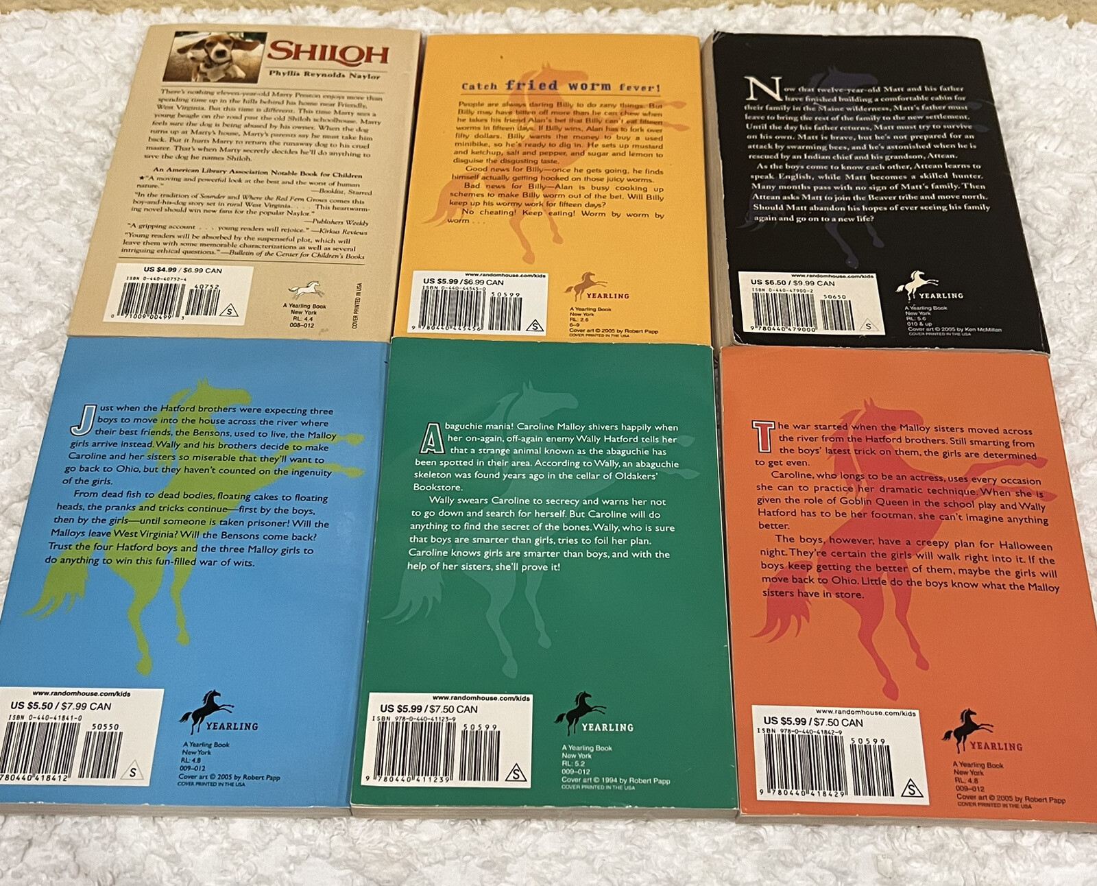Lot of 21 Dell Yearling Vintage Chapter Paperback Books 1980s 1990s 2000s