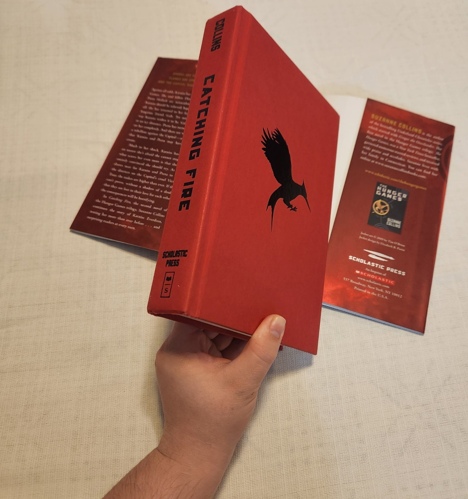 Catching Fire Hunger Games Book 2 HC DJ 2009 First Edition Later Printing
