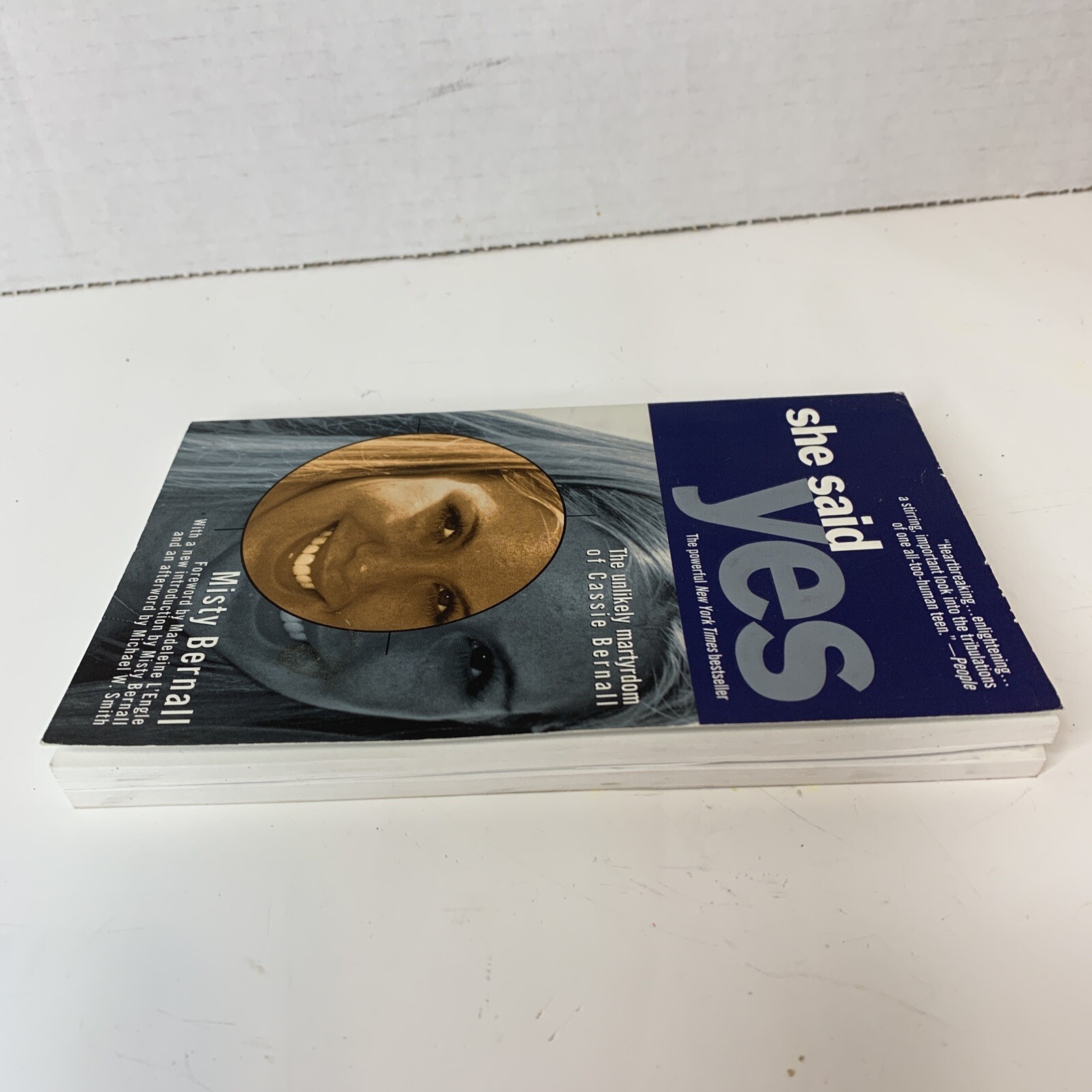 SHE SAID YES by Misty Bernall paperback book FREE SHIPPING Christian columbine