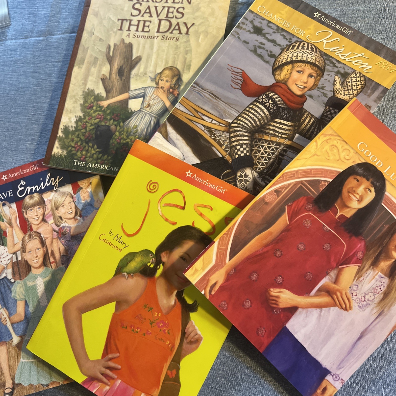 AMERICAN GIRL – LOT OF 5 PAPERBACK BOOKS – Ivy Kirsten (2) Emily Jess