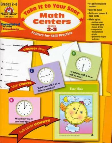 Take It to Your Seat Math Centers, Grades 2-3 – Paperback – GOOD
