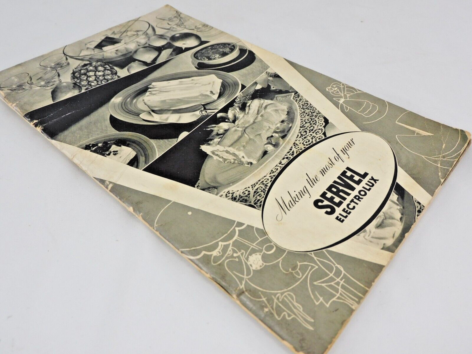 Electrolux Servel Gas Refrigerator 1937 Recipe Book Drinks Desserts Salads ETC