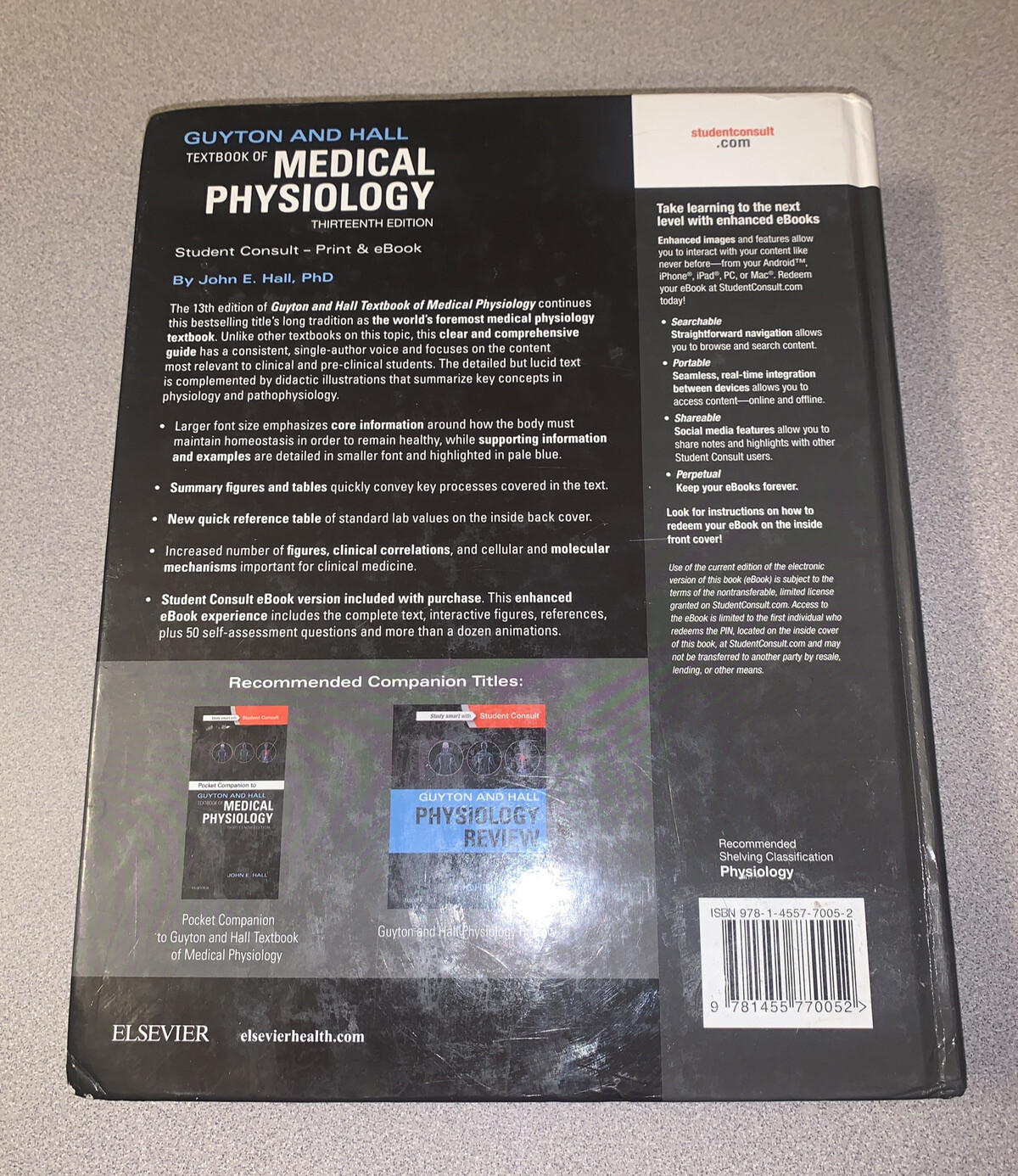 Guyton Physiology: Guyton and Hall Textbook of Medical Physiology by John E….