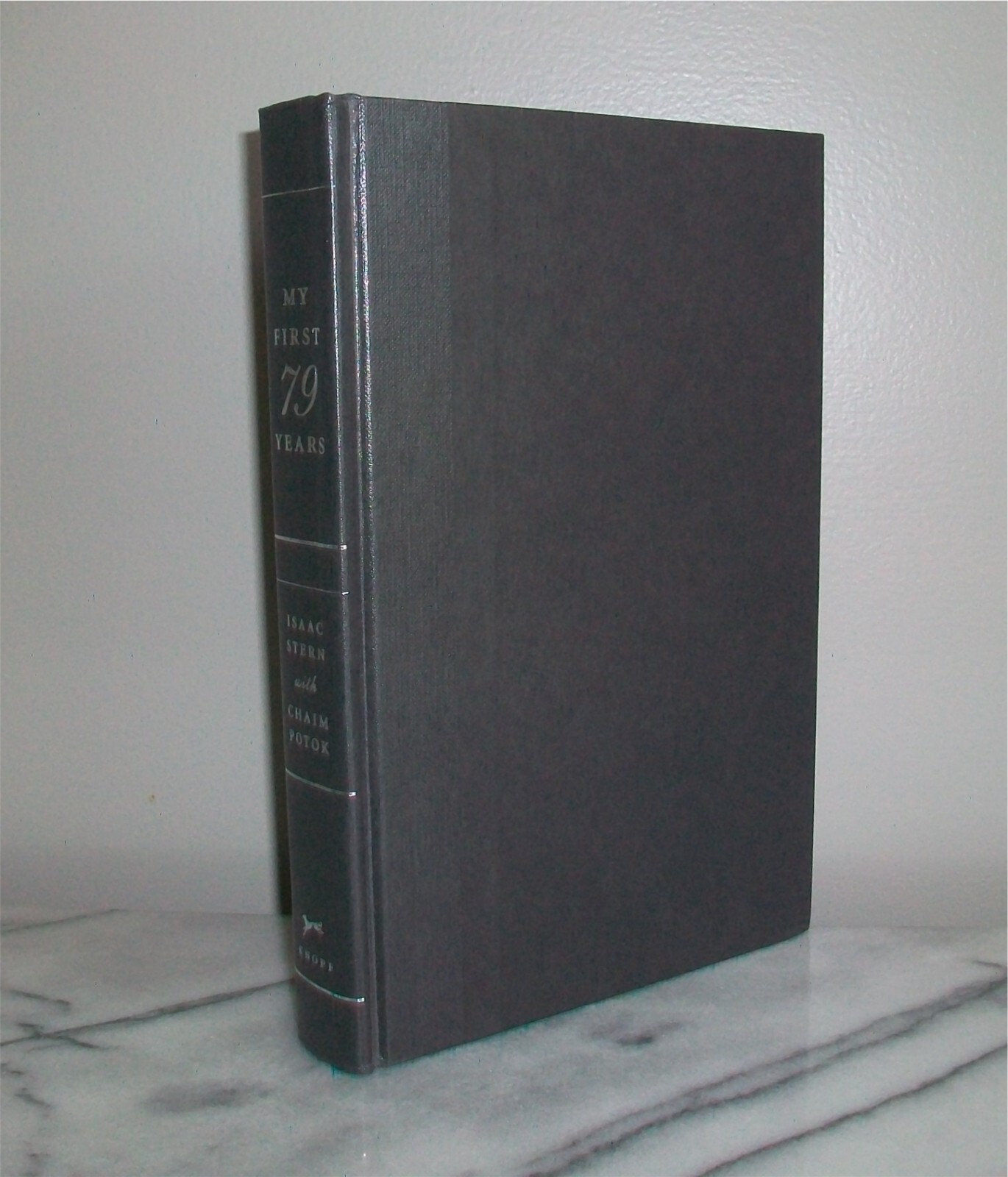 *Signed Bookplate* MY FIRST 79 YEARS Isaac Stern & Chaim Potok HC/DJ 1999 1st Ed