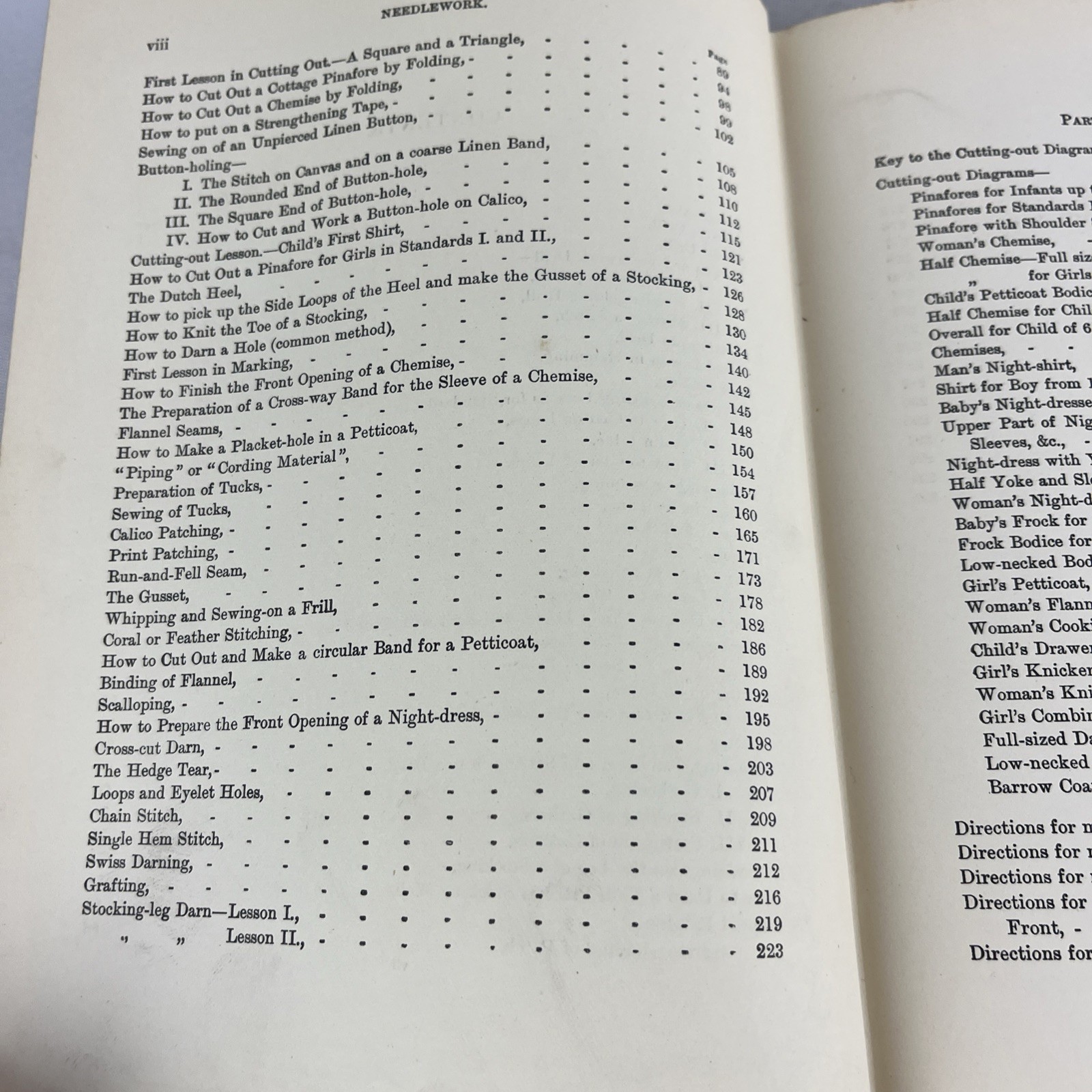 Manual of Needlework & Cutting Out – Agnes Walker – HC – Seventh Edition – 1911