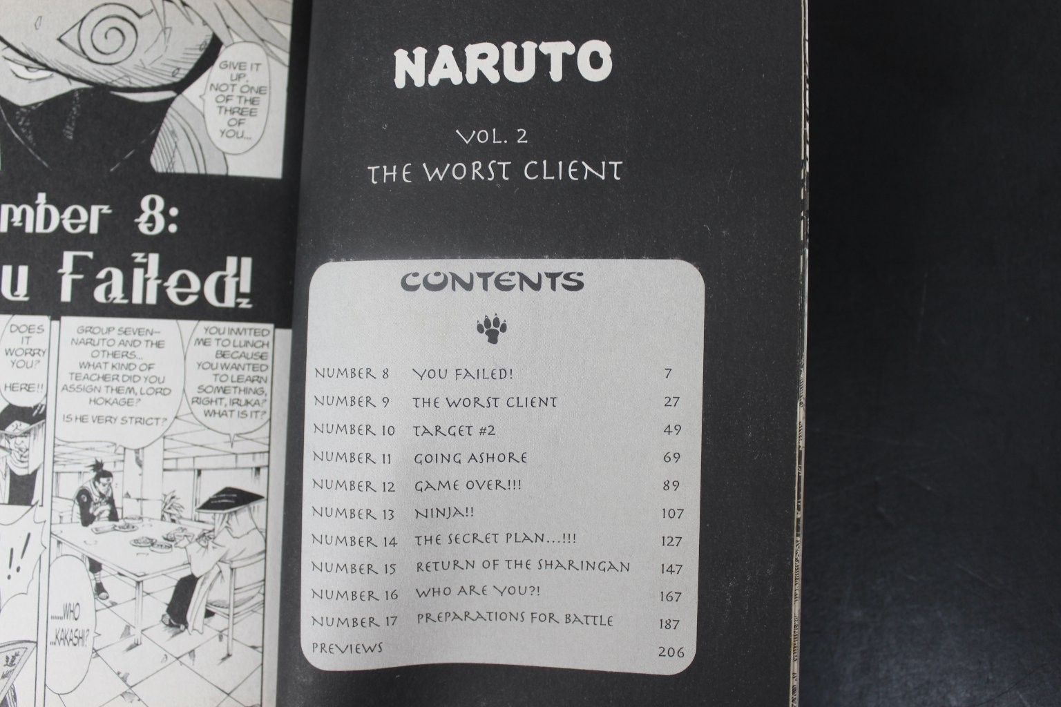 Naruto Vol 2 Masashi Kishimoto 2006 Eighth Print Manga Graphic Novel VIZ Media