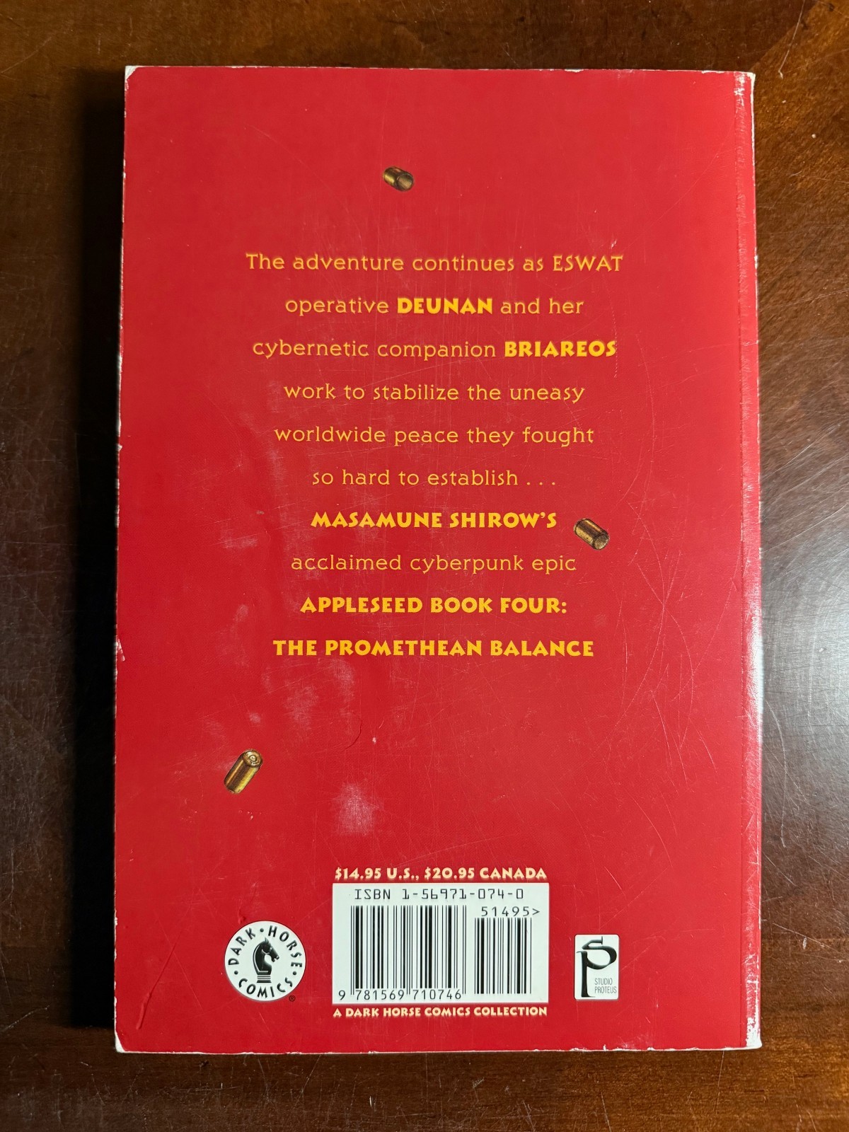 Appleseed : The Promethean Balance – Book Four 4 (TPB) Dark Horse Comics