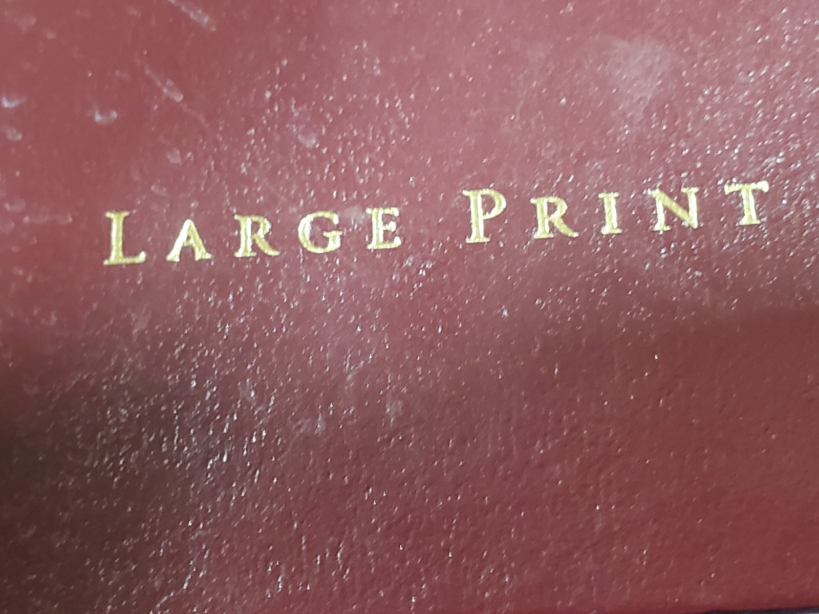 Bible ESV English Standard Version Crossway Large Print 2011 Brown Hardcover