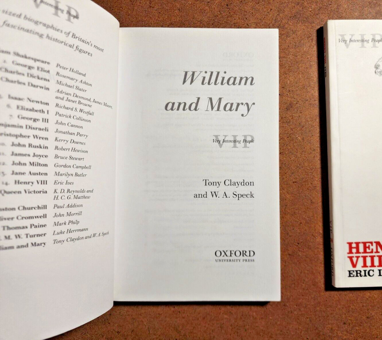 OXFORD UNIVERSITY PRESS – VERY INTERESTING PEOPLE Series x3 Books, HENRY, ELIZAB