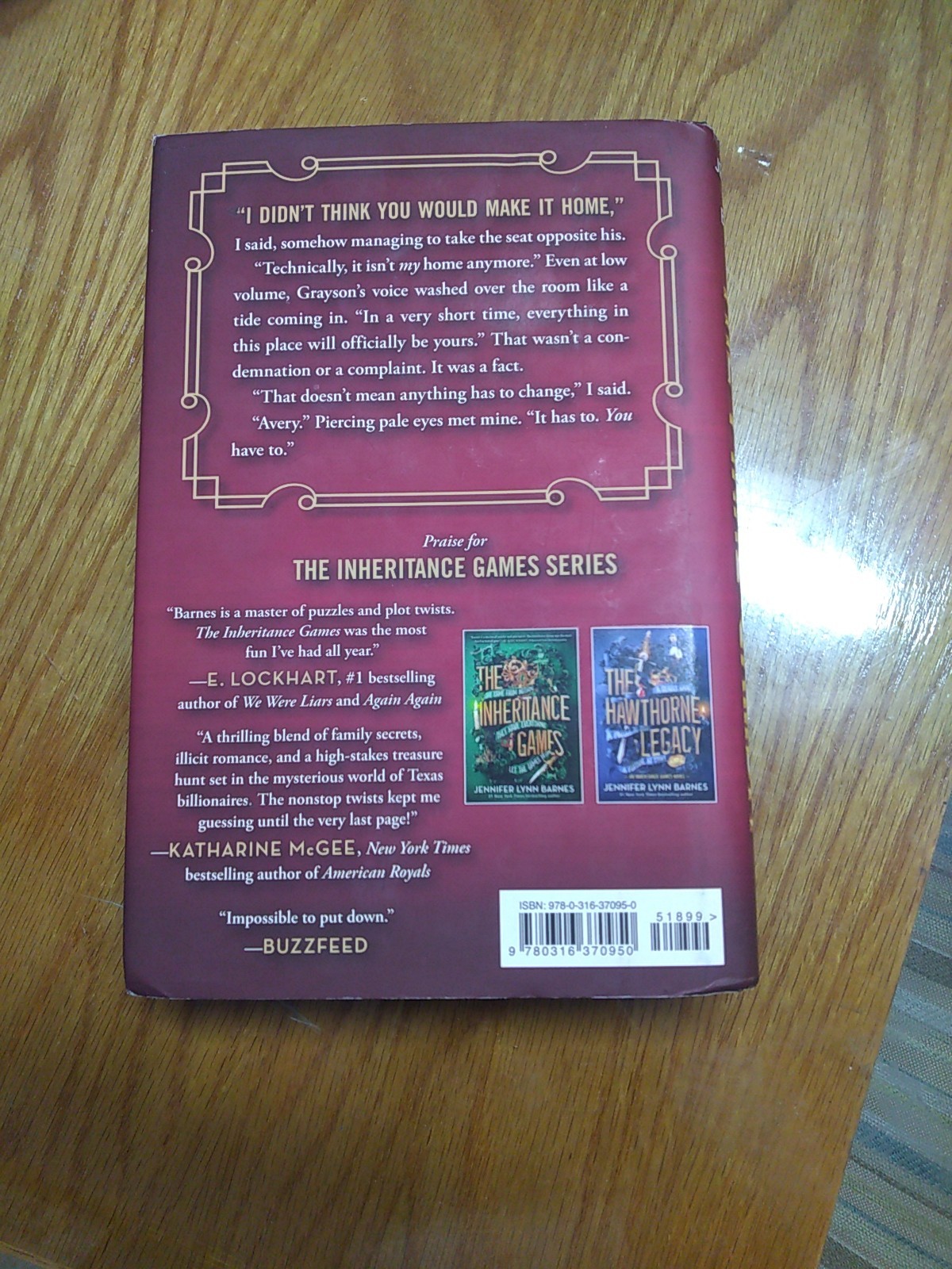 Final Gambit by Jennifer Lynn Barnes (2022, Hardcover)