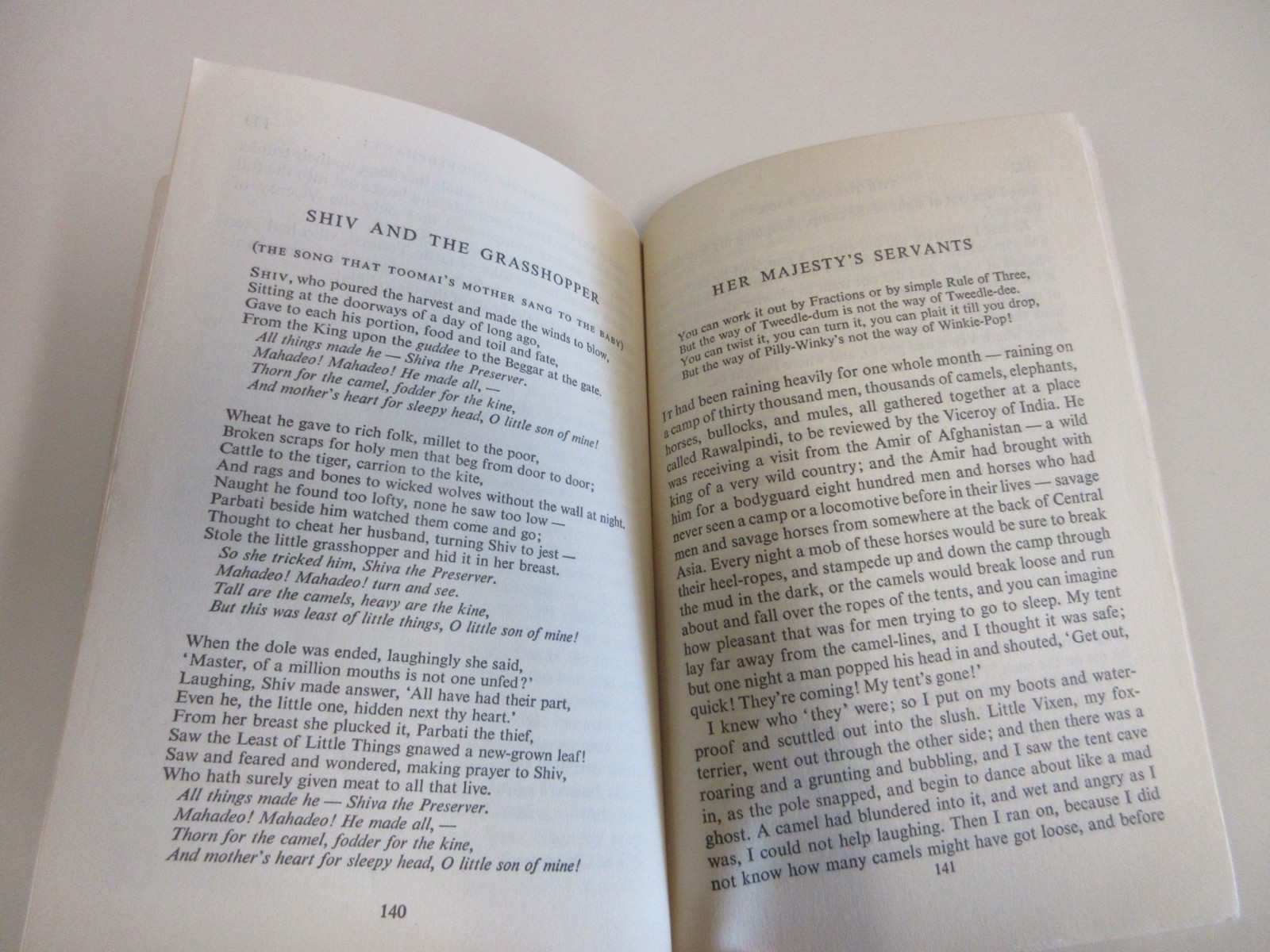The Jungle Book – Rudyard Kipling – Vintage Paperback Classic – 159 Pages – 1961