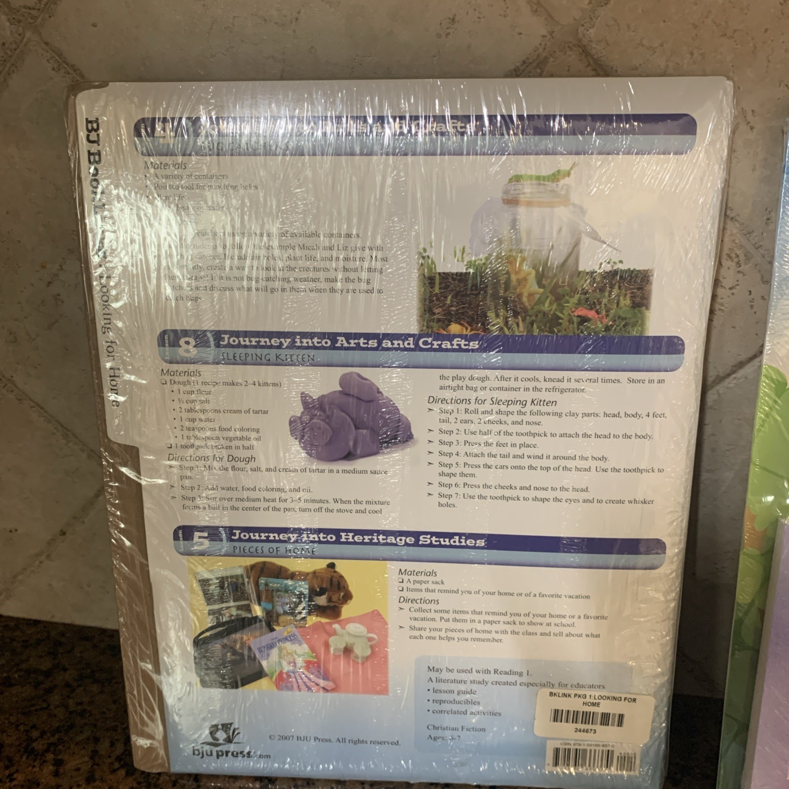 BJU BookLinks Looking For Home Golden Cowrie Derwood Inc Dog napped Cat 6 Total