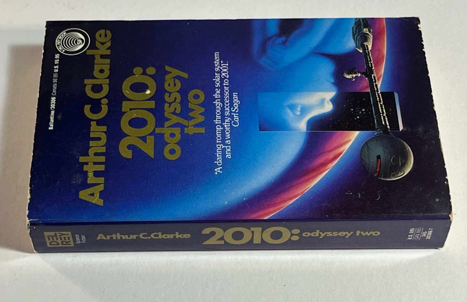 Arthur C. Clarke 2010 A Space Odyssey 2061 one two 1 2 Paperback lot PB Del Rey