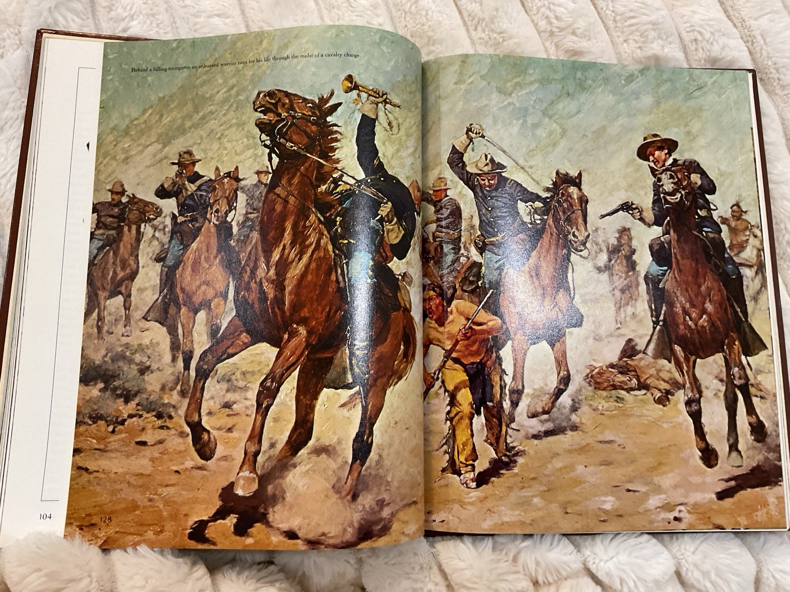 Vtg 2nd Print 1981 The Old West The Soldiers Leather Hardcover Time Life Books
