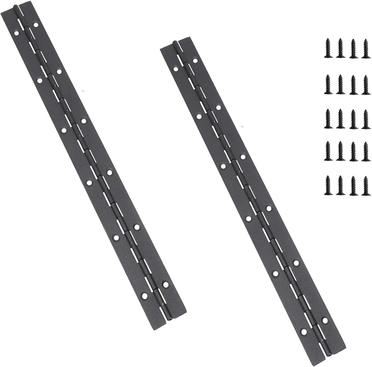 Continuous & Piano Hinges, Black Stainless Steel 304 Continuous Folding Hinges f