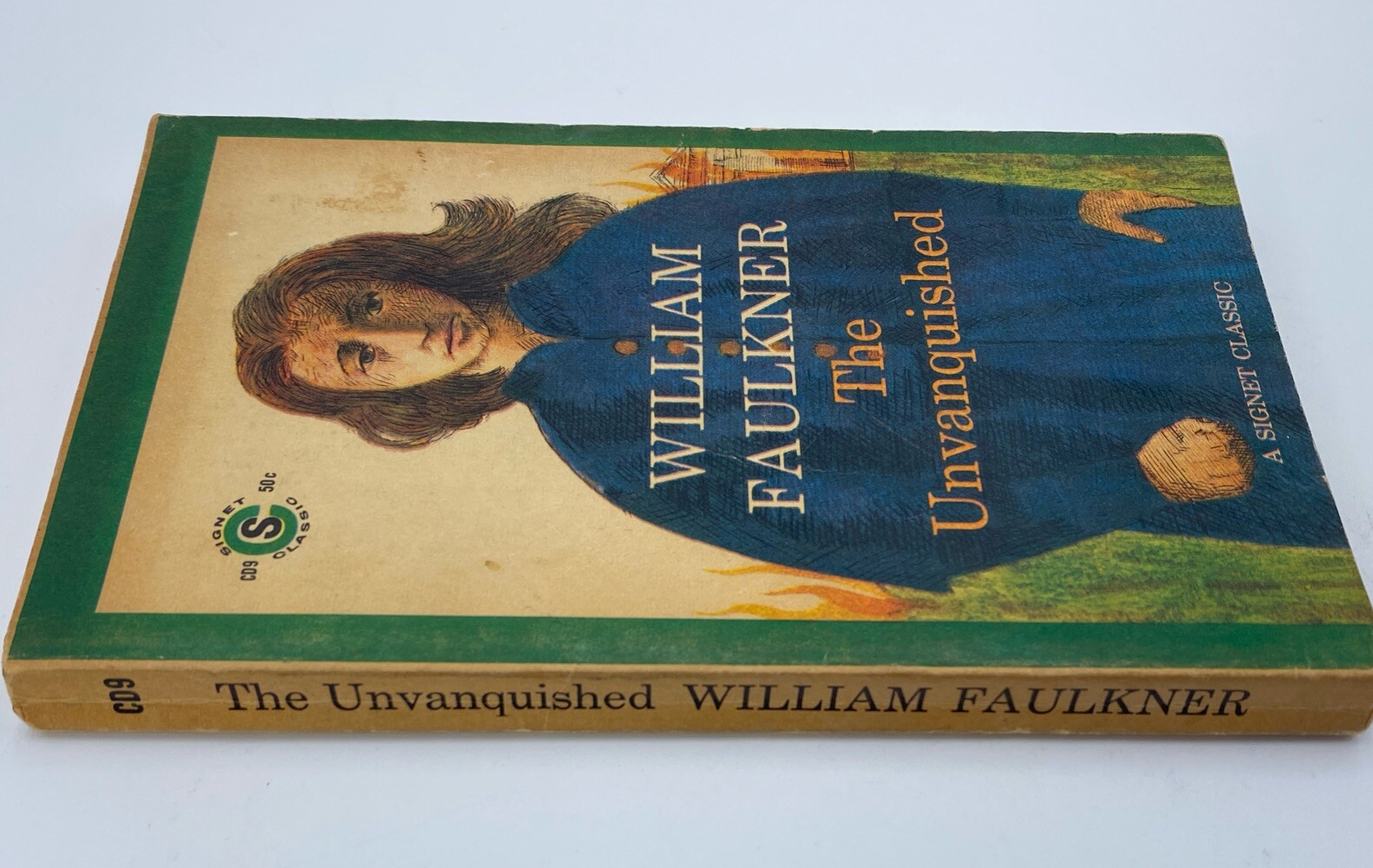 The Unvanquished 1960 Vintage PB Second Signet Classic WILLIAM FAULKNER