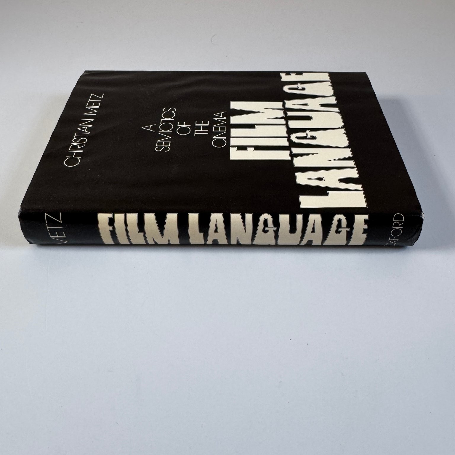 Film Language Christian Metz 1974 First Edition Semiotics Oxford Press