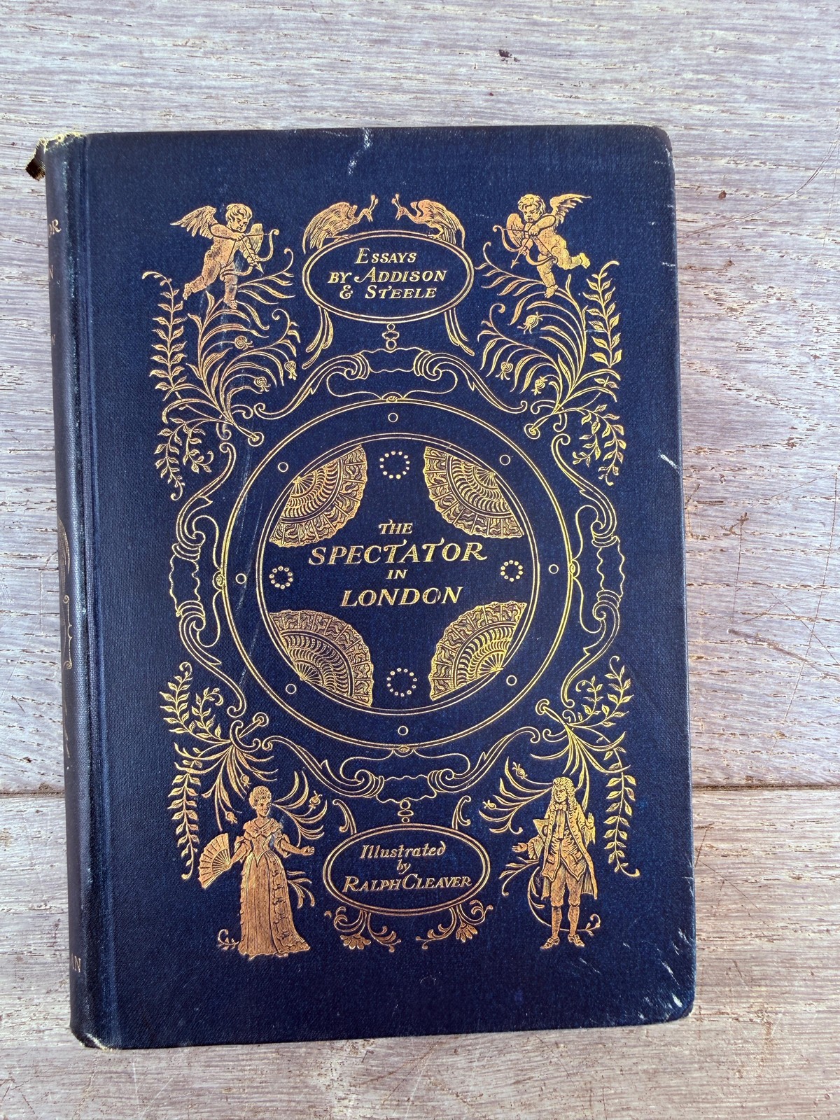 Vintage 1896 The Spectator In London Addison & Steele Macmillan HC 1st Ed