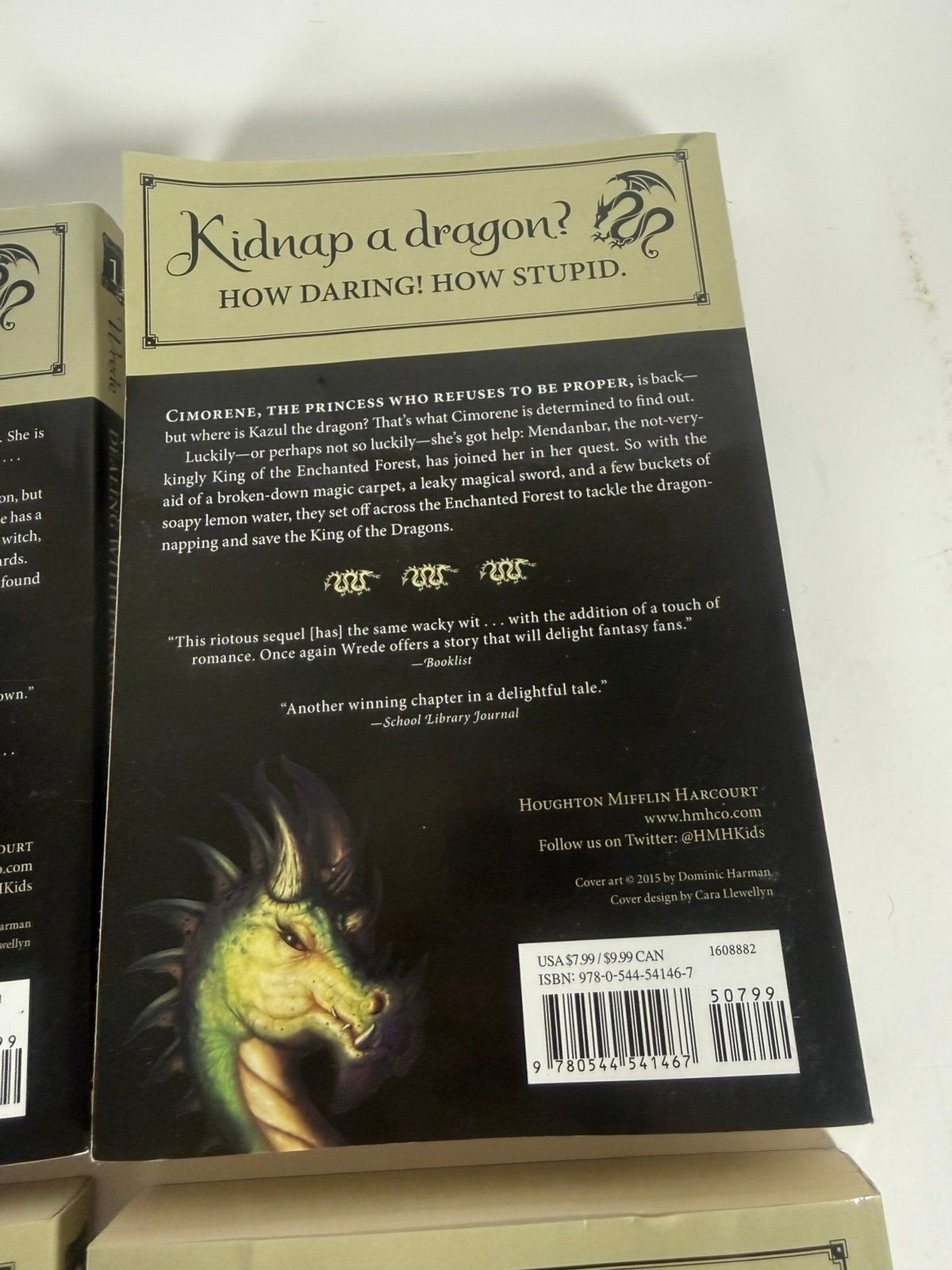 Enchanted Forest Chronicles Set 1 2 3 4 Dealing w Dragons By Patricia C. Wrede