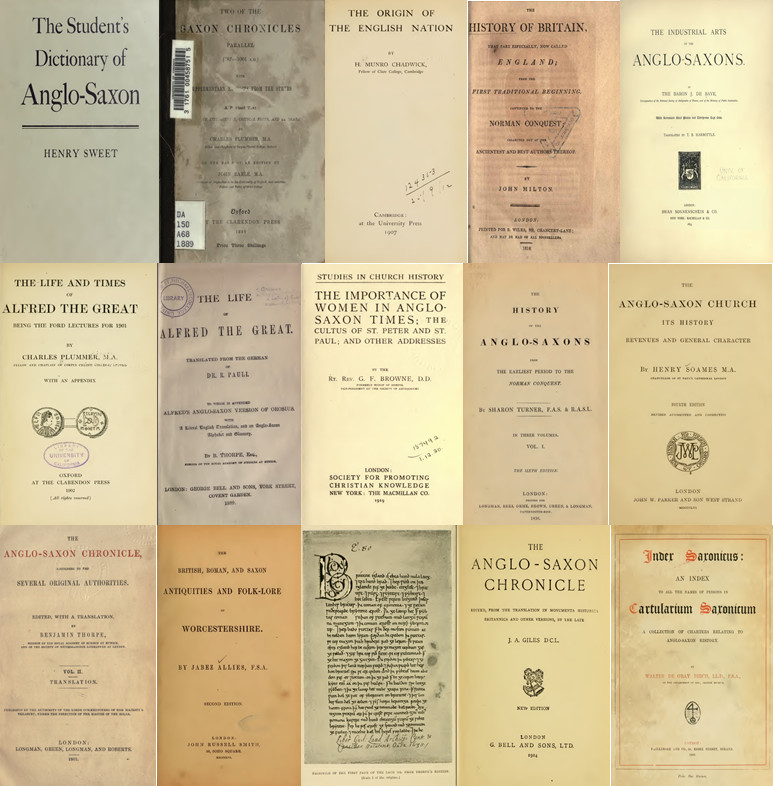195 Old Rare Books on The Anglo-Saxon History Culture Wars Language Kings on DVD