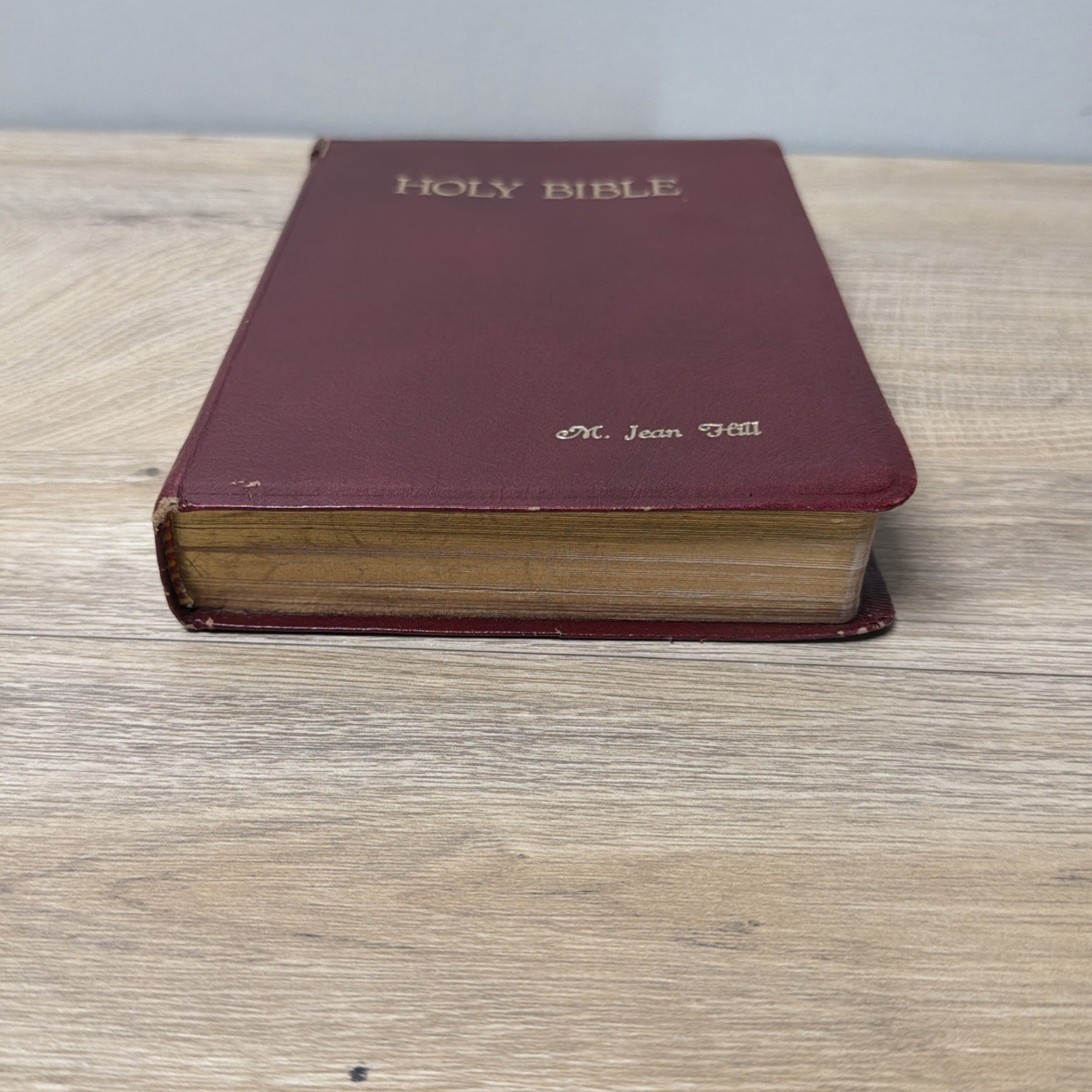 Holy Bible New King James Version Red Letter Edition Bonded Leather Gold Edge