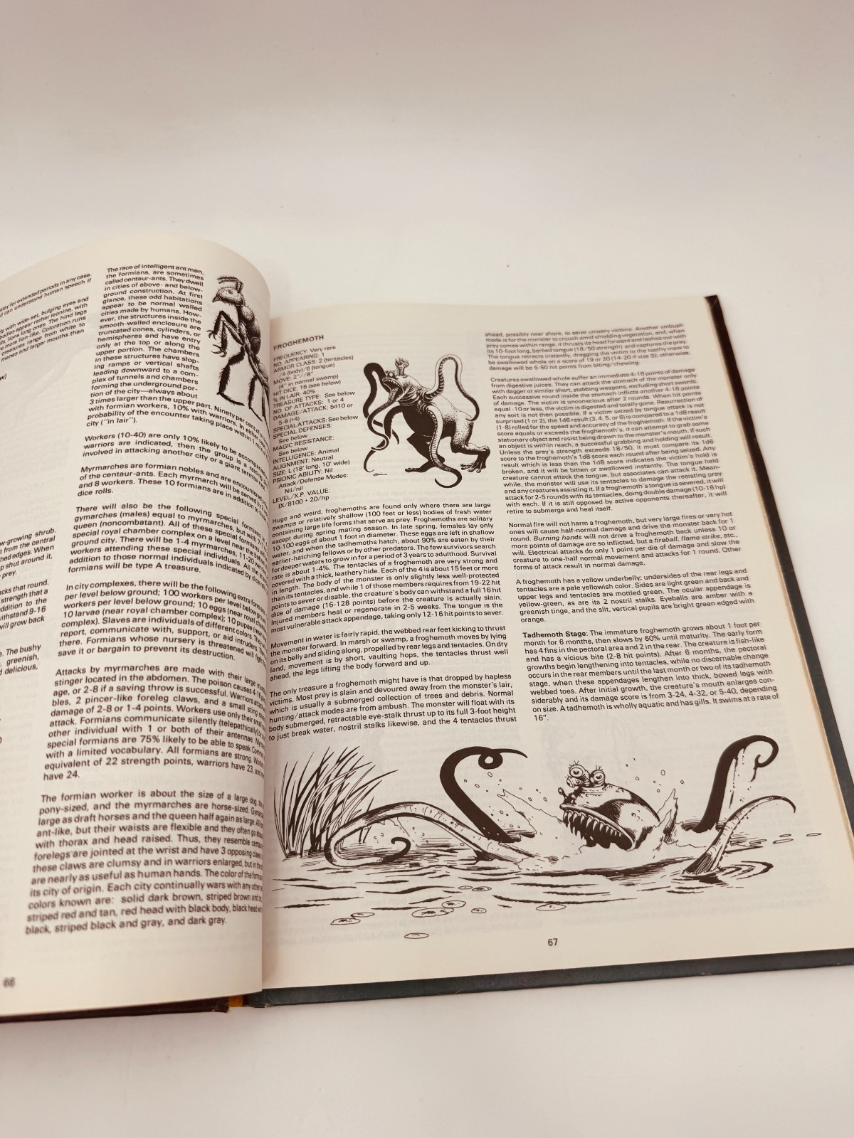 Advanced Dungeons and Dragons AD&D: Monster Manual II 1st Edition #2016 TSR