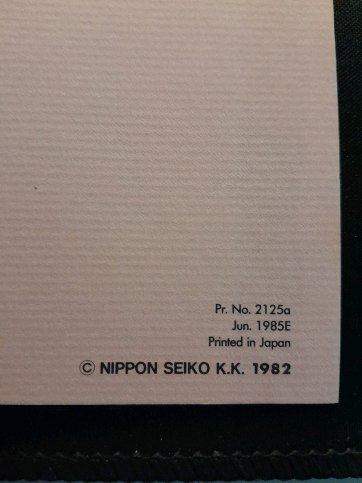 NSK Ball and Roller Bearings Catalogue 1982 Nippon Seiko Japan Manual