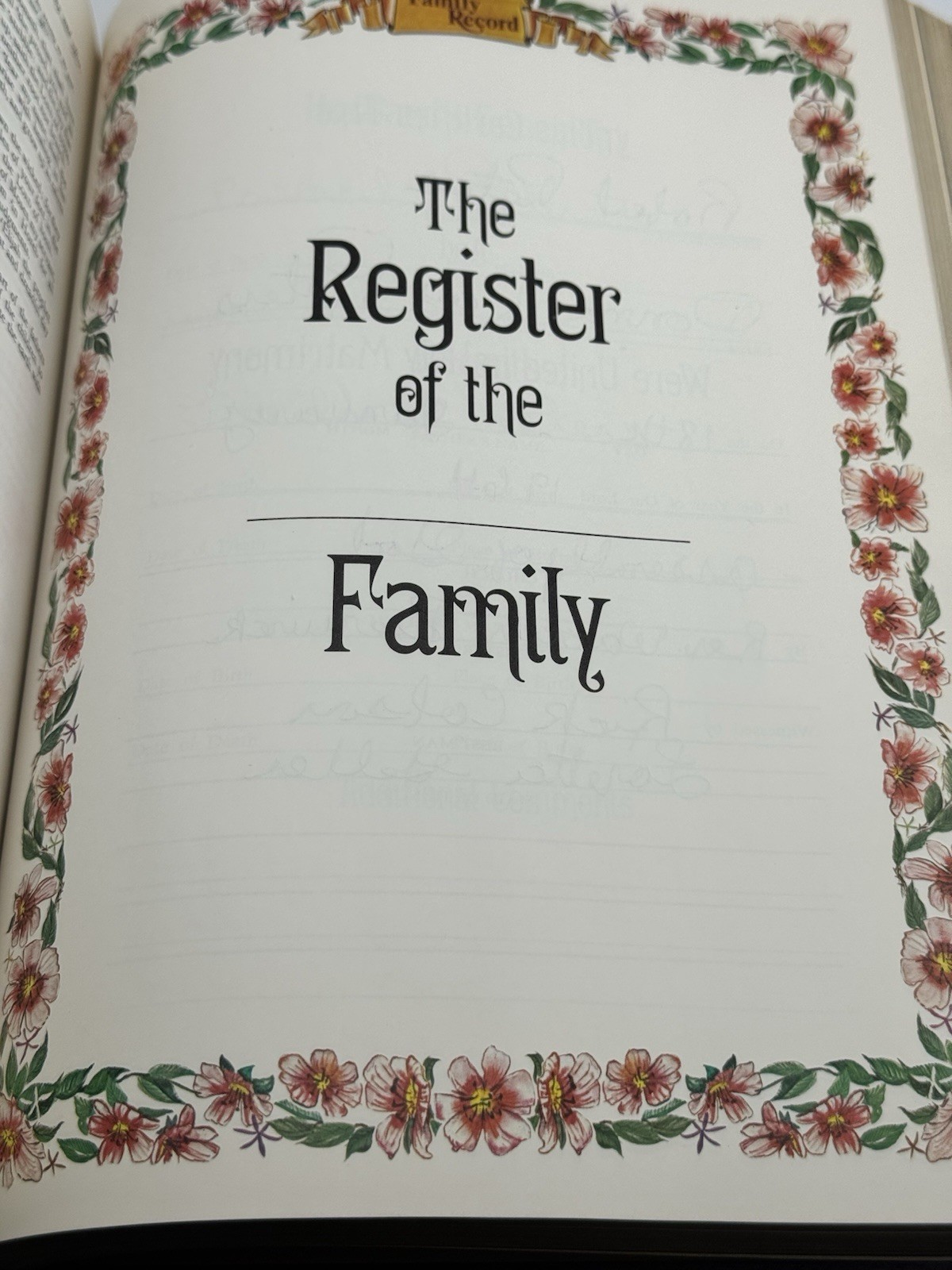 The Holy Bible With References Family Record And Children Bible Stories 1973