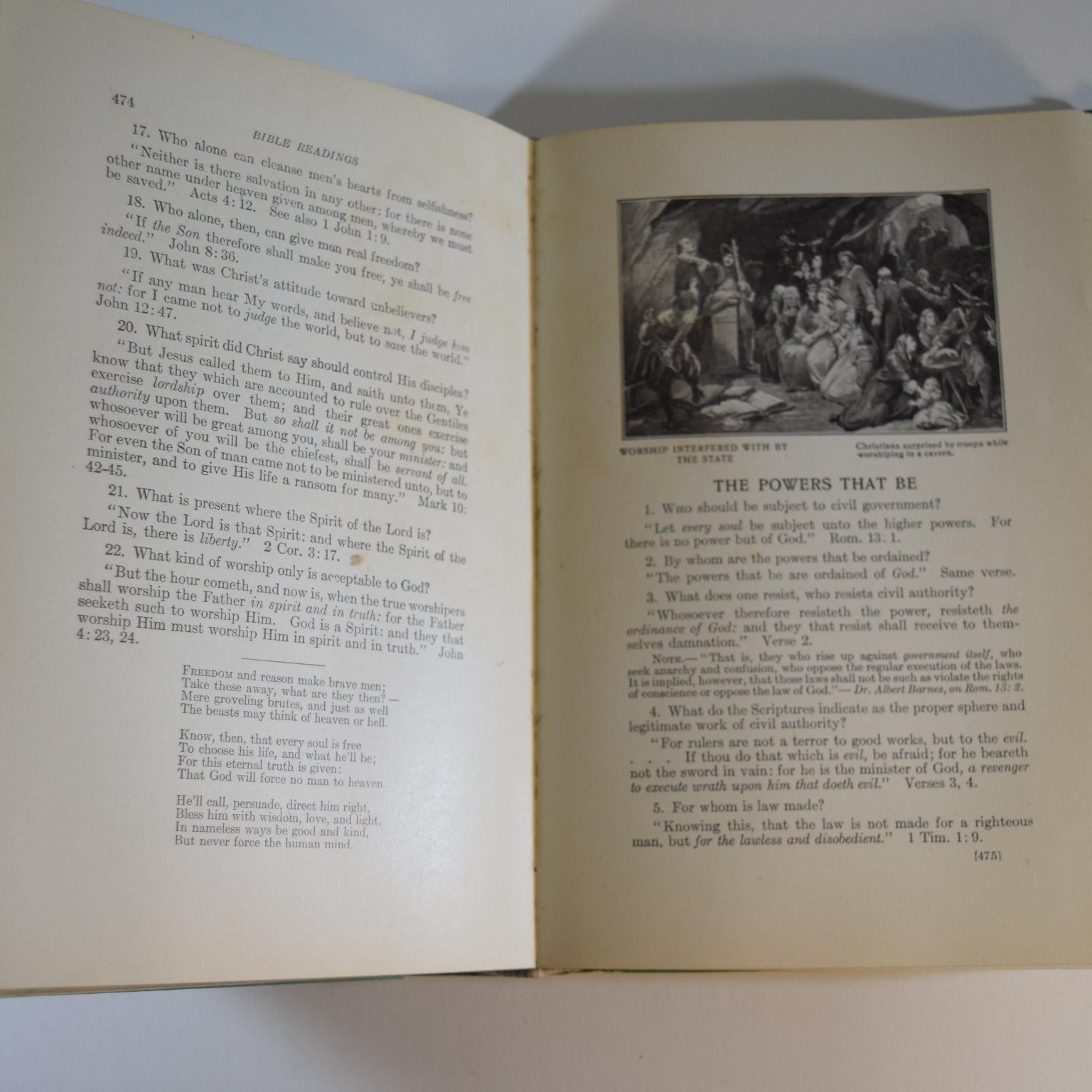 Bible Readings for the Home Circle 1919 Revised Illustrated Religion Review