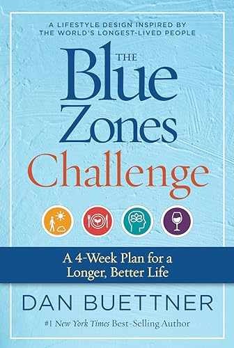 The Blue Zones Challenge: A 4-Week – Paperback, by Buettner Dan – Very Good y