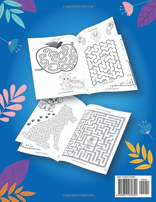 Maze Activity Book for Kids Ages 4-8: 120 Fun Children’s Games and Activities