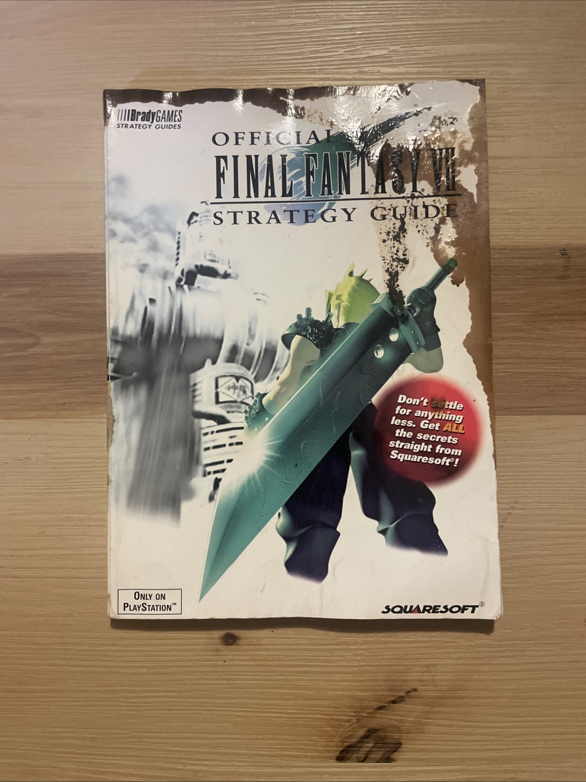Official Final Fantasy VII Strategy Guide by David Cassady – 1997 PB PlayStation