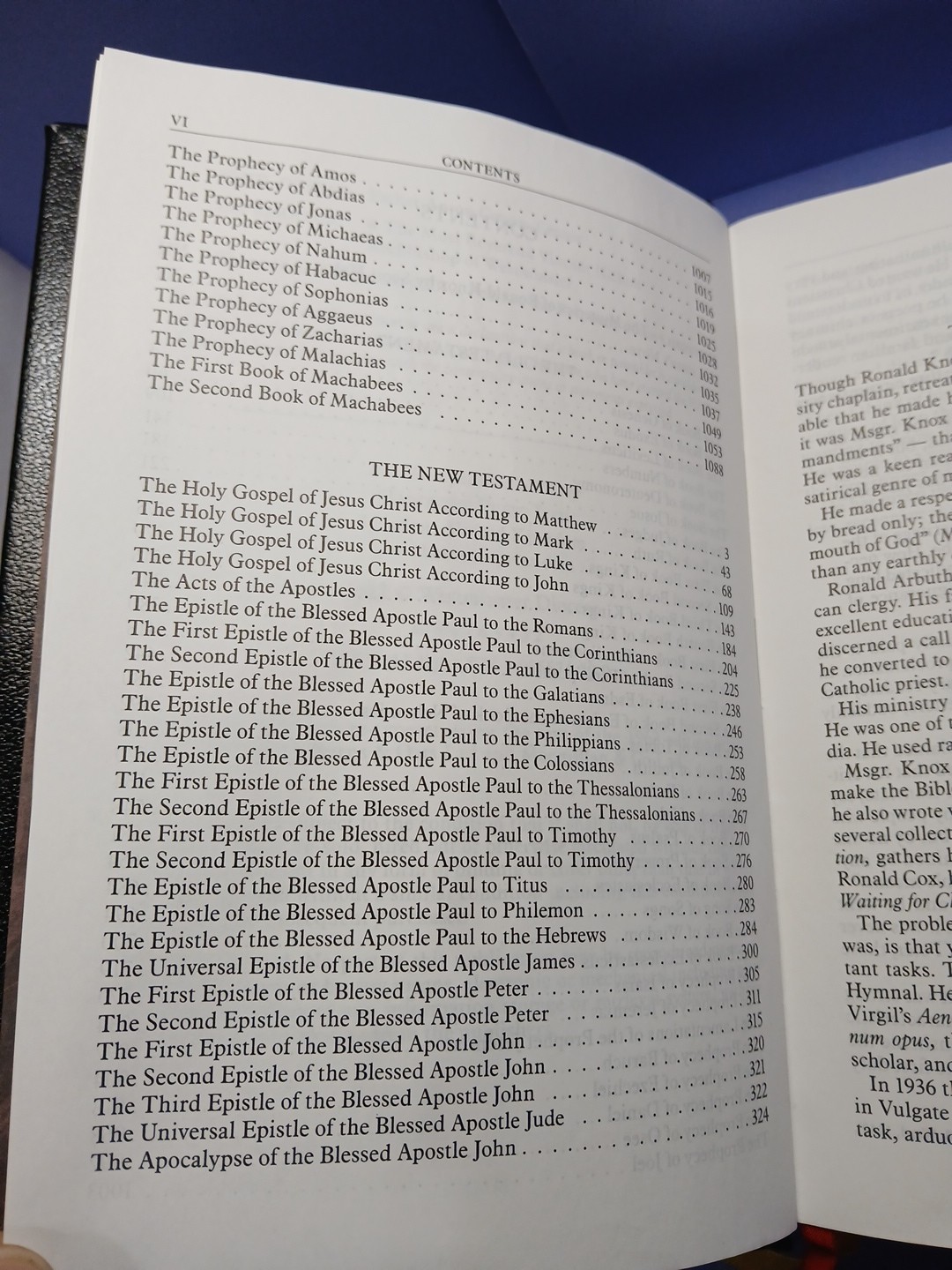The Holy Bible Knox Version: Baronius Press Ltd (Hardcover)