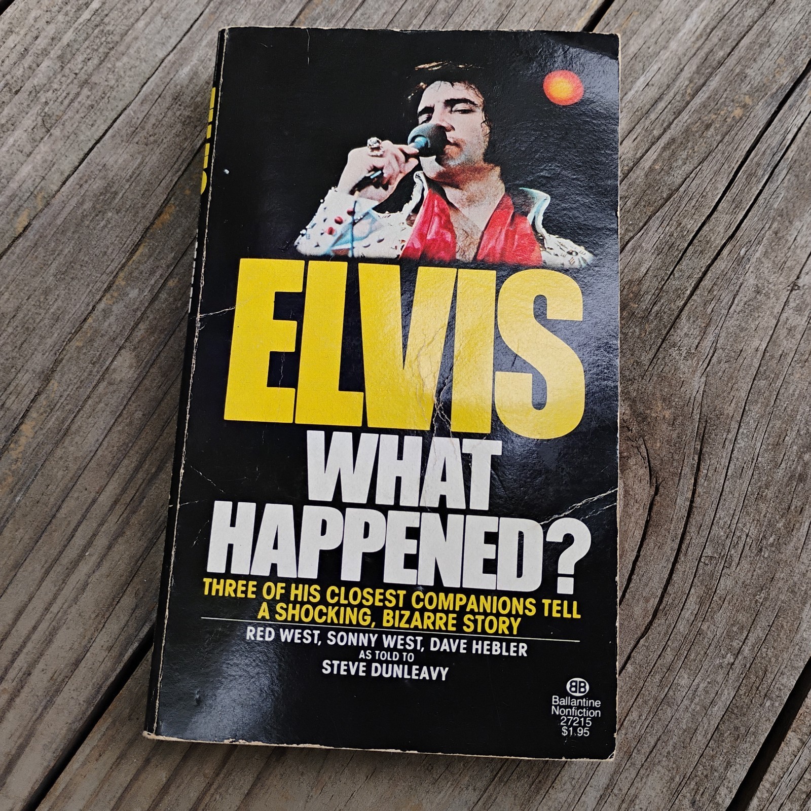 Elvis What Happened? First Edition 1977 Ballantine Paperback Book 4th Printing
