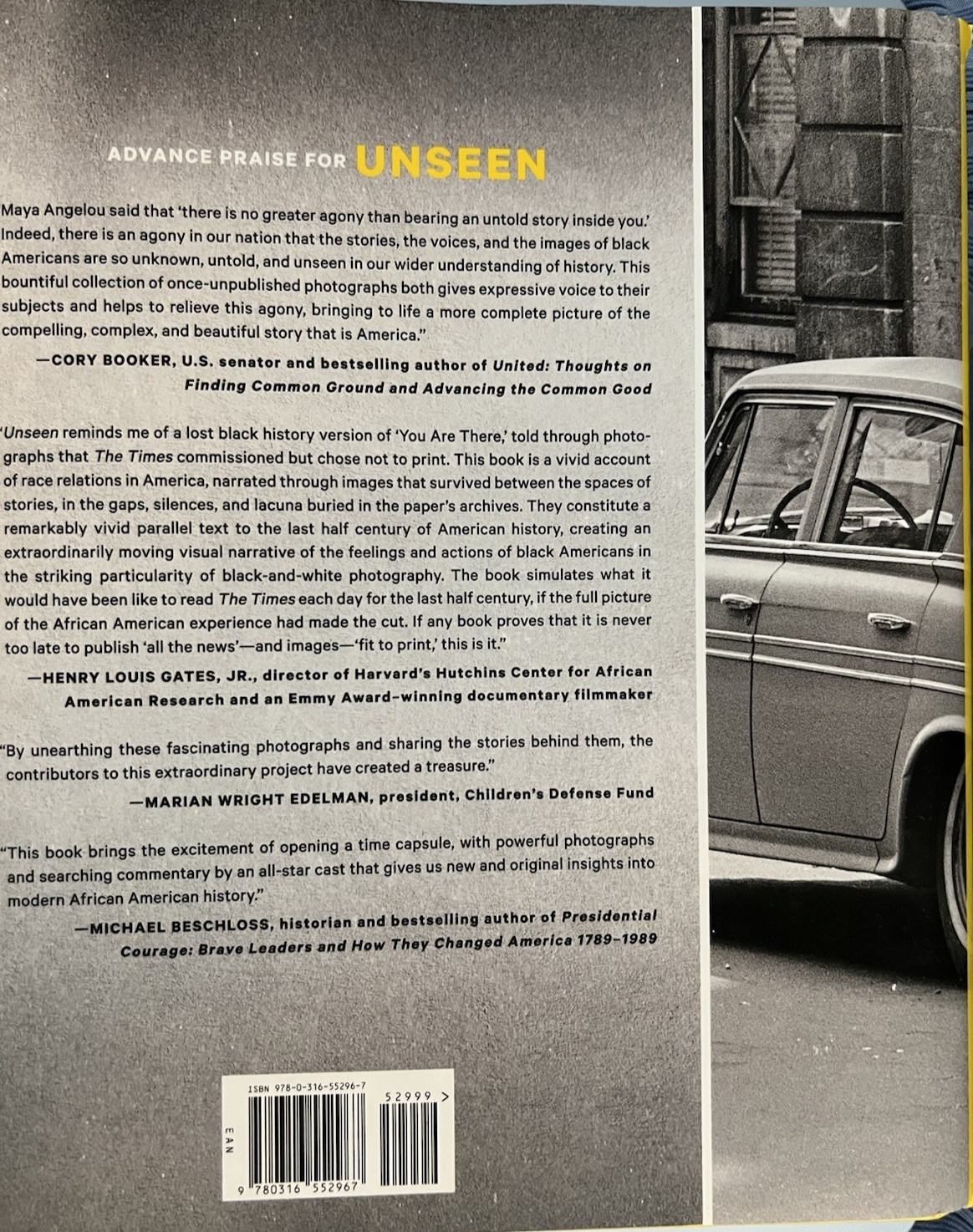 Unseen: Unpublished Black History Hardcover w/Dust Jacket 1st Edition New