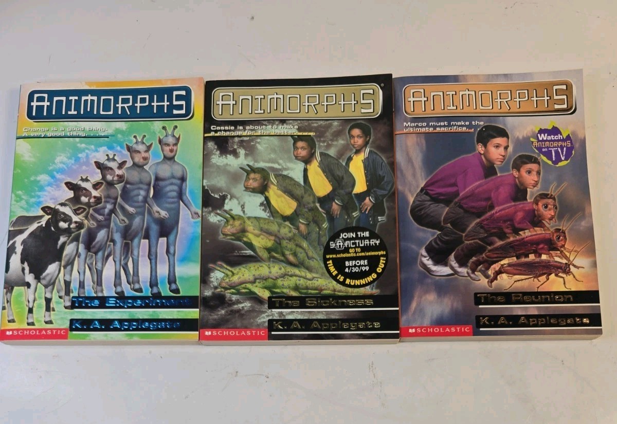 ANIMORPHS series 1-25 Complete set Plus 28, 29, 30 K.A Applegate Lot Of 28 Books