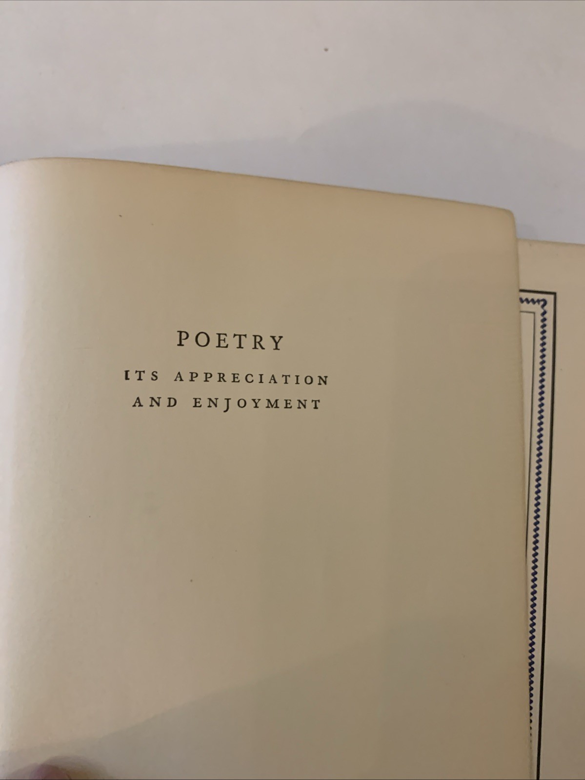 Poetry, It’s Appreciation and Enjoyment, Louis Untermeyer, Carter Davidson