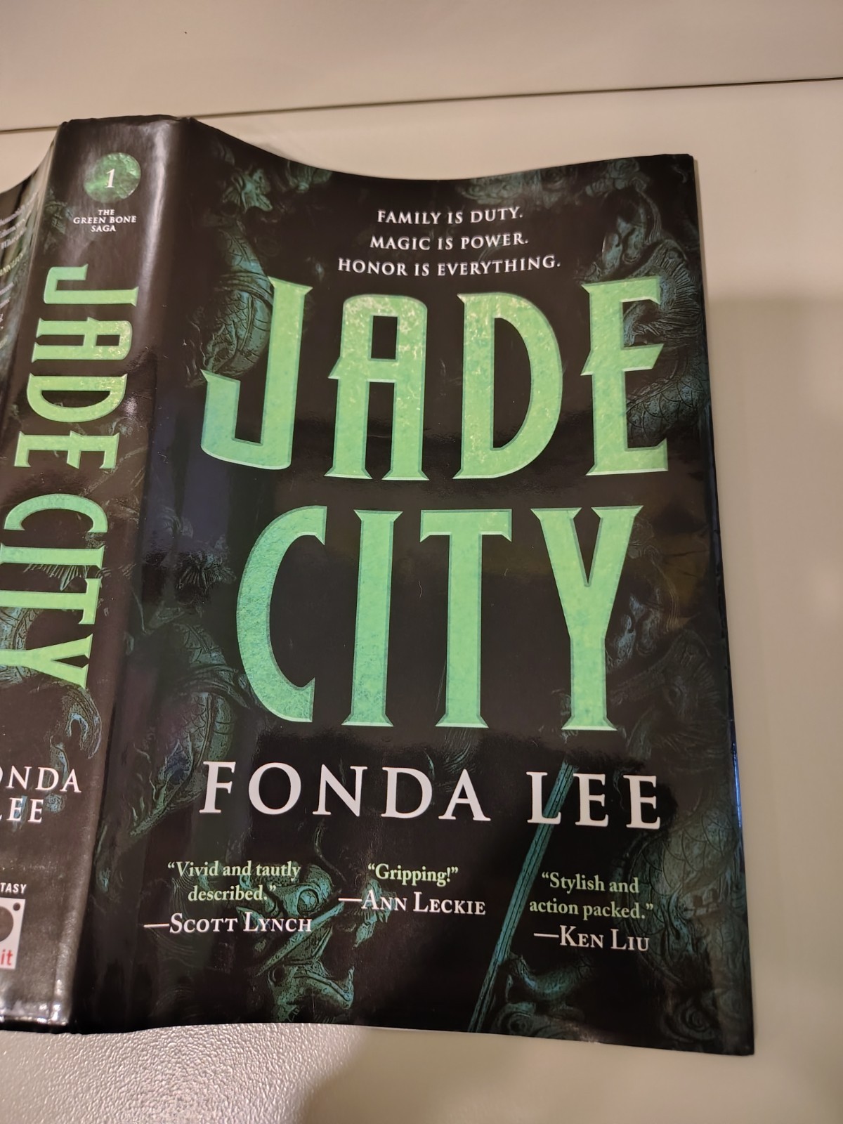 Jade City – Fonda Lee (Hardcover) True First Edition/Print, 1st/1st, $26.00, GD