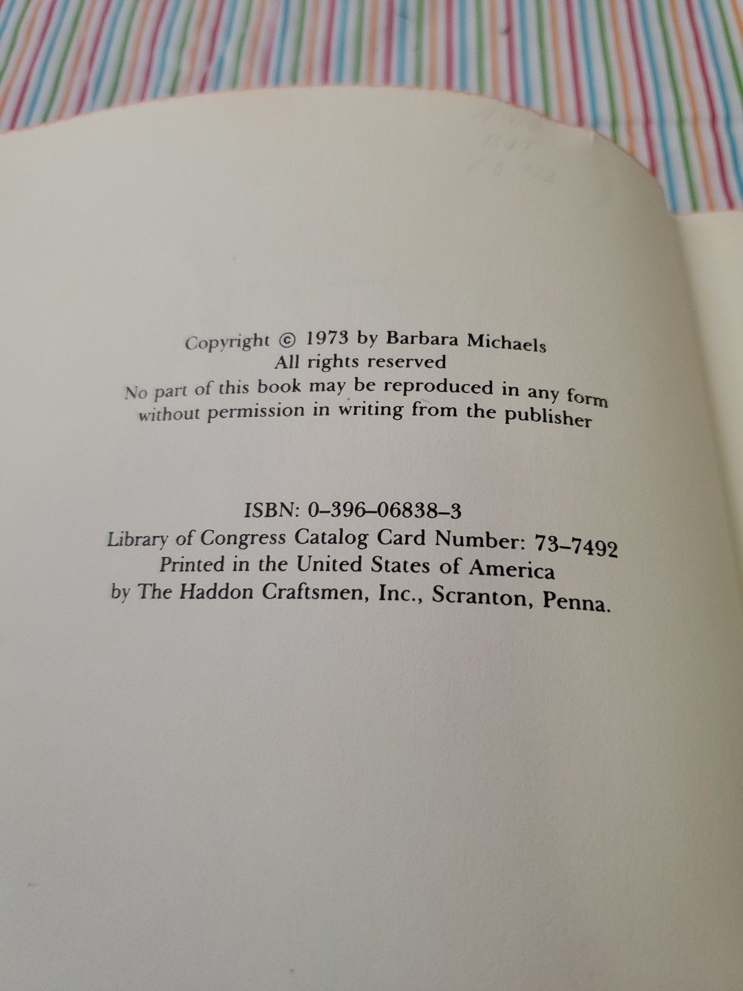 WITCH by Barbara Michaels HC DJ Book EX-Library 1973 1st edition rare?