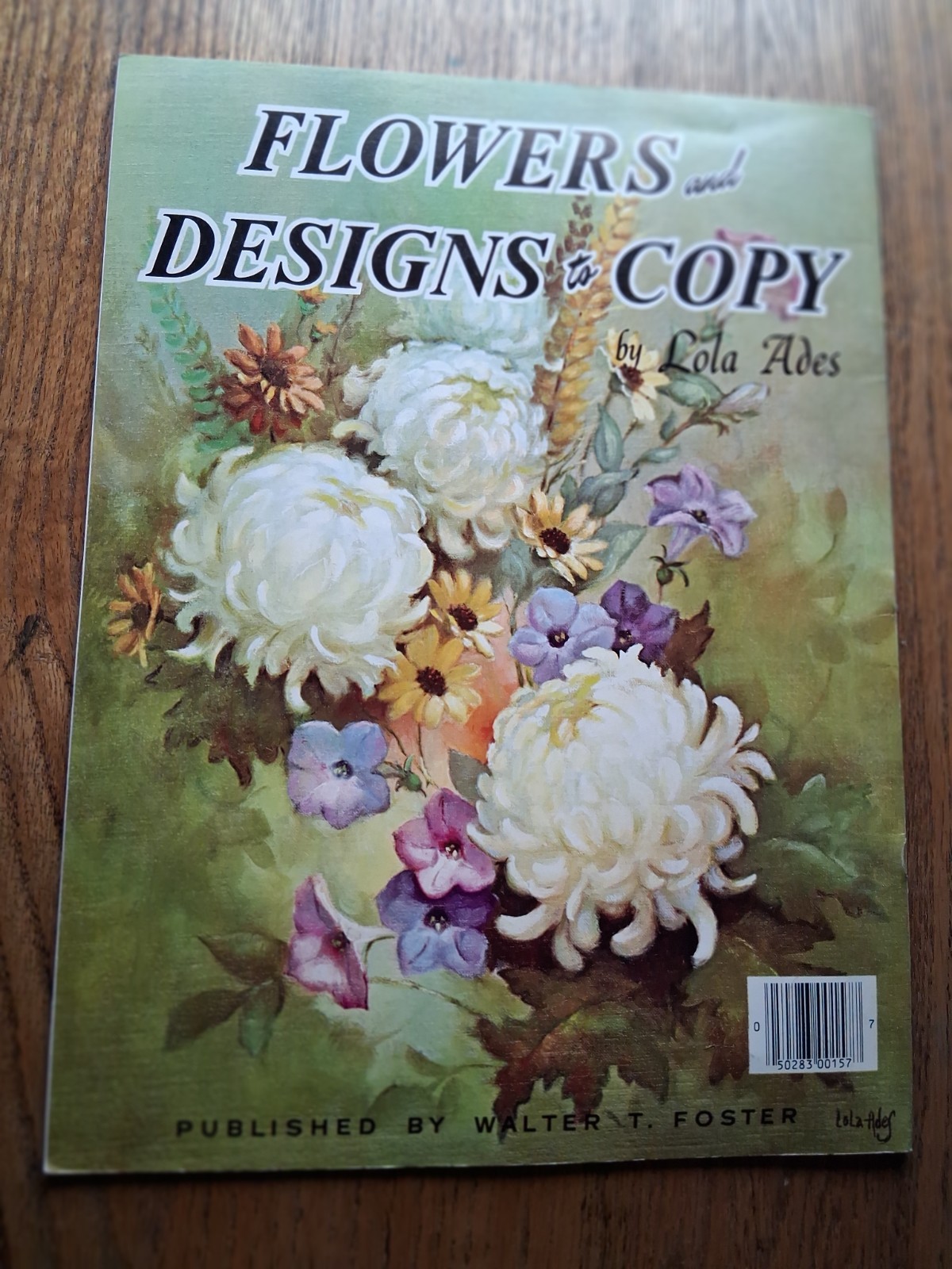Vintage Walter Foster Art Books: How to Draw and Paint Flowers.