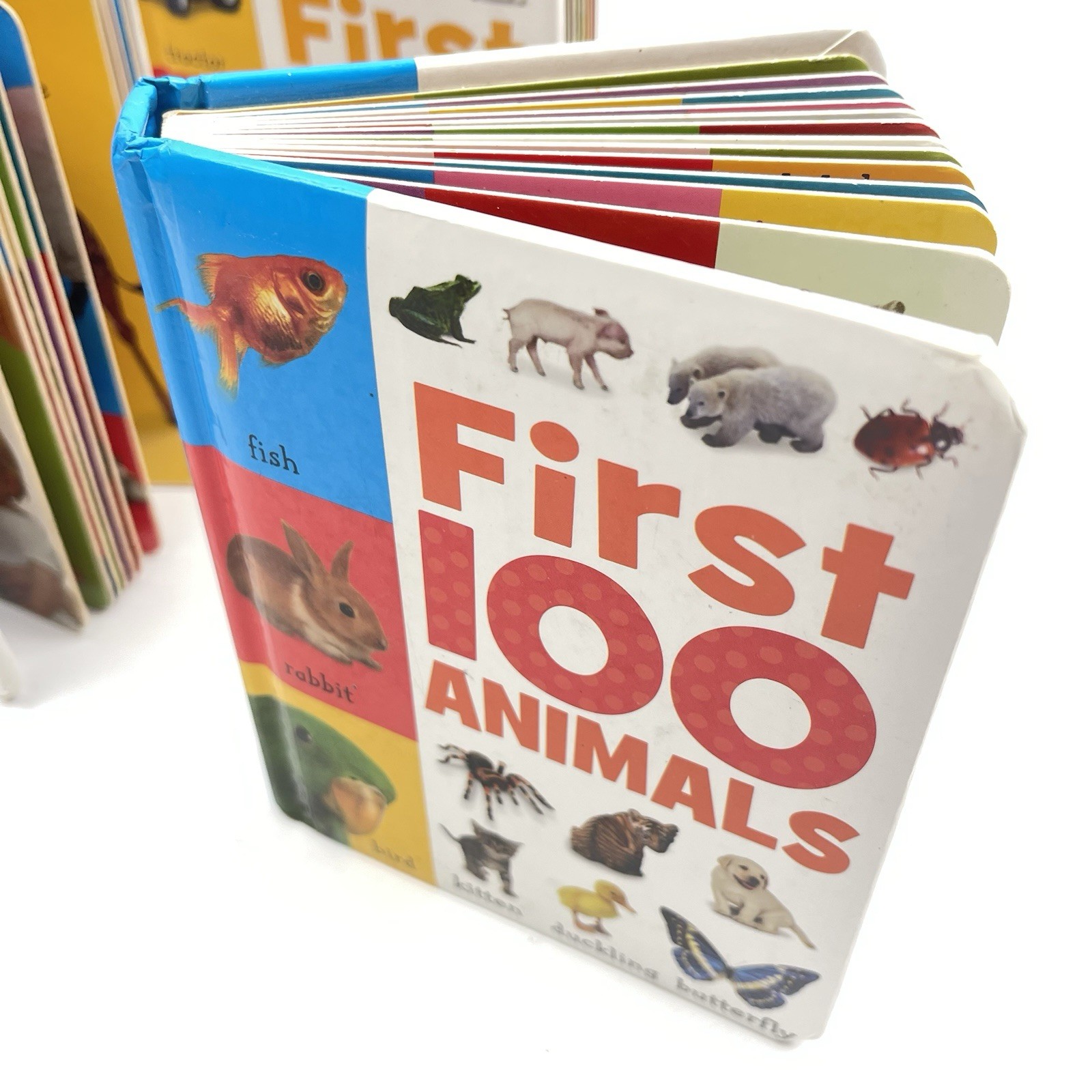 First 100 Animals First 100 Words First 100 Farm Words Lot of 3 Various Cond.