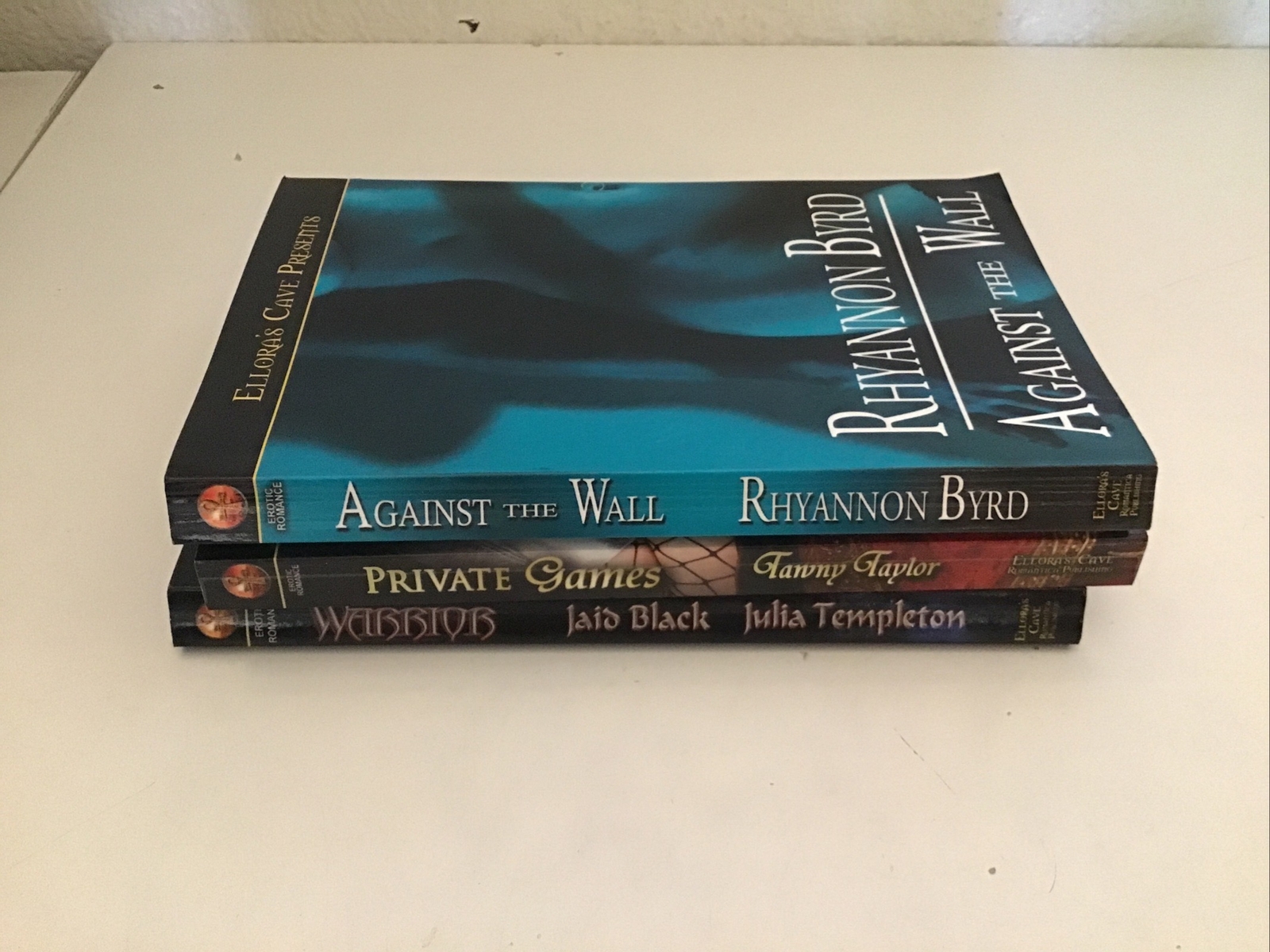 Lot 3 Ellora’s Cave Private Games Tawny Taylor, Warrior, Jade Black, Byrd