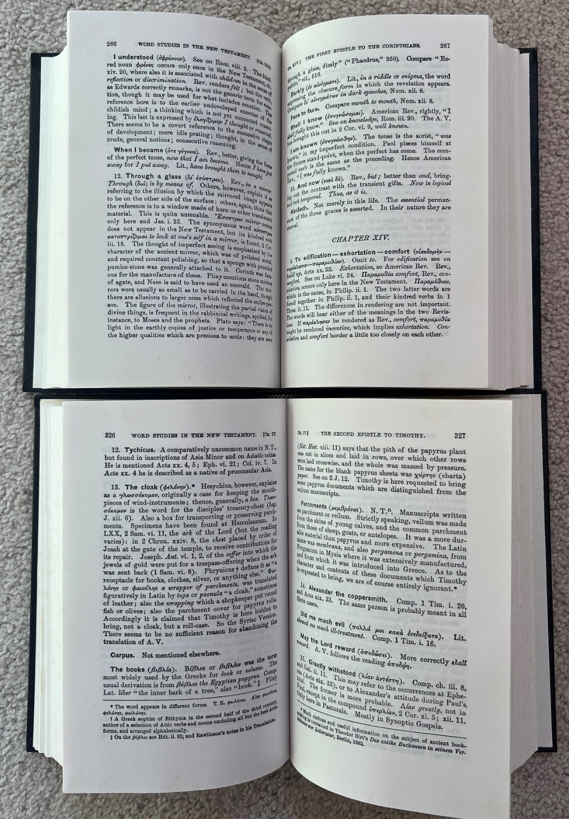 Word Studies in the New Testament by Vincent 4 Vol. 1976 Wm B Eerdman’s Pub. Co.
