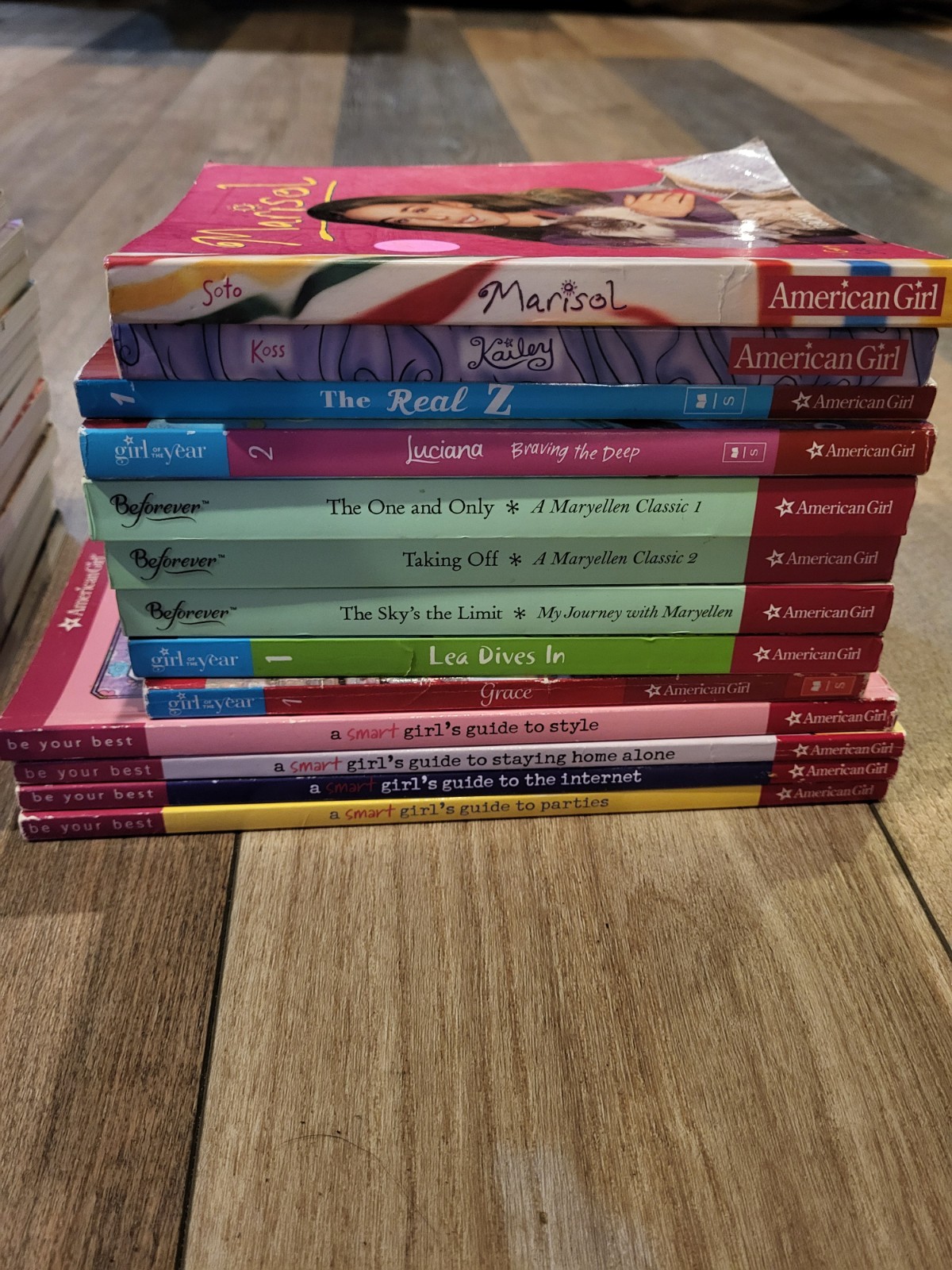 Lot Of 37 Various American Girl Books Beforever Kristen Molly Saige And More