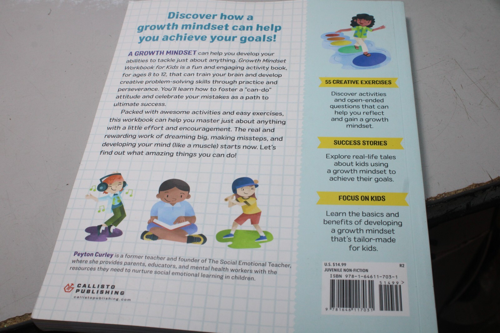 Growth Mindset Workbook for Kids : 55 Fun Activities to Think Creatively, Sol…